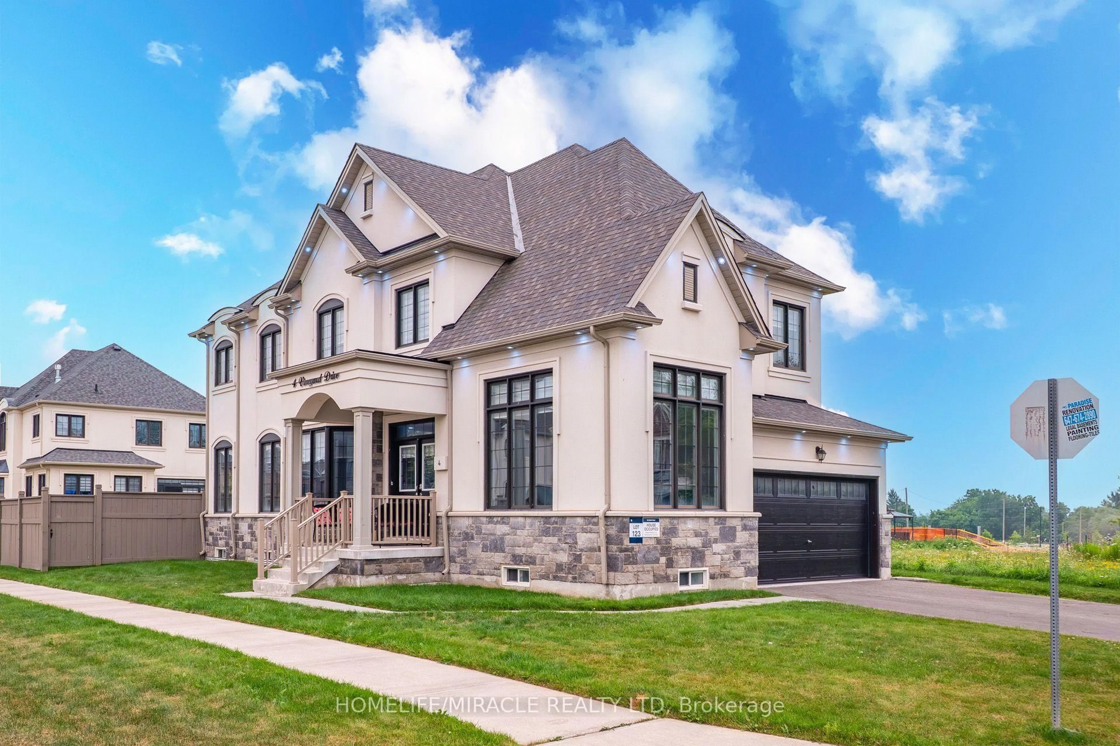 Home with brick exterior material, street for 4 Vineyard Dr, Brampton Ontario L6Y 1P3