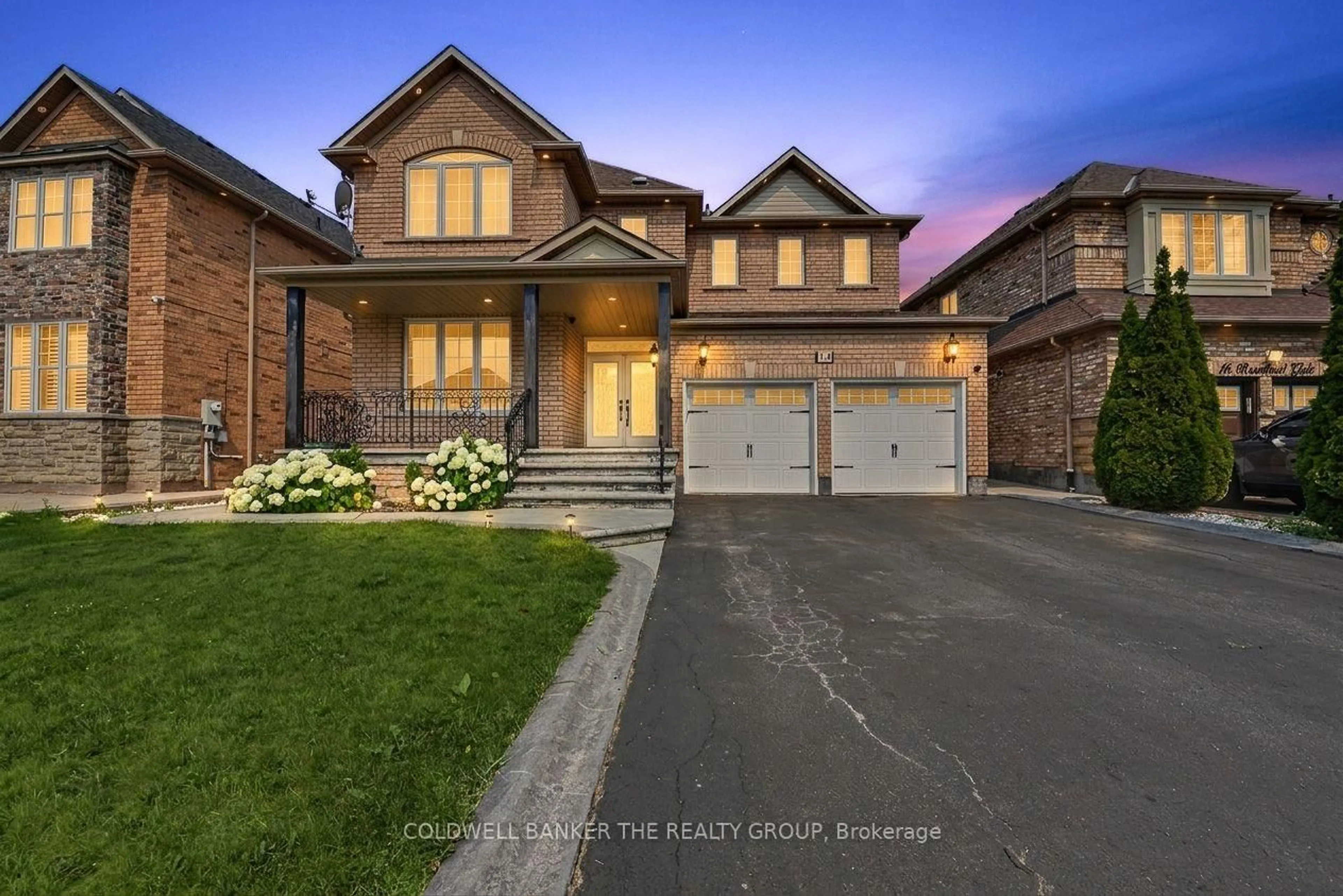 Home with brick exterior material, street for 14 Bramtrail Gate, Brampton Ontario L7A 3W3