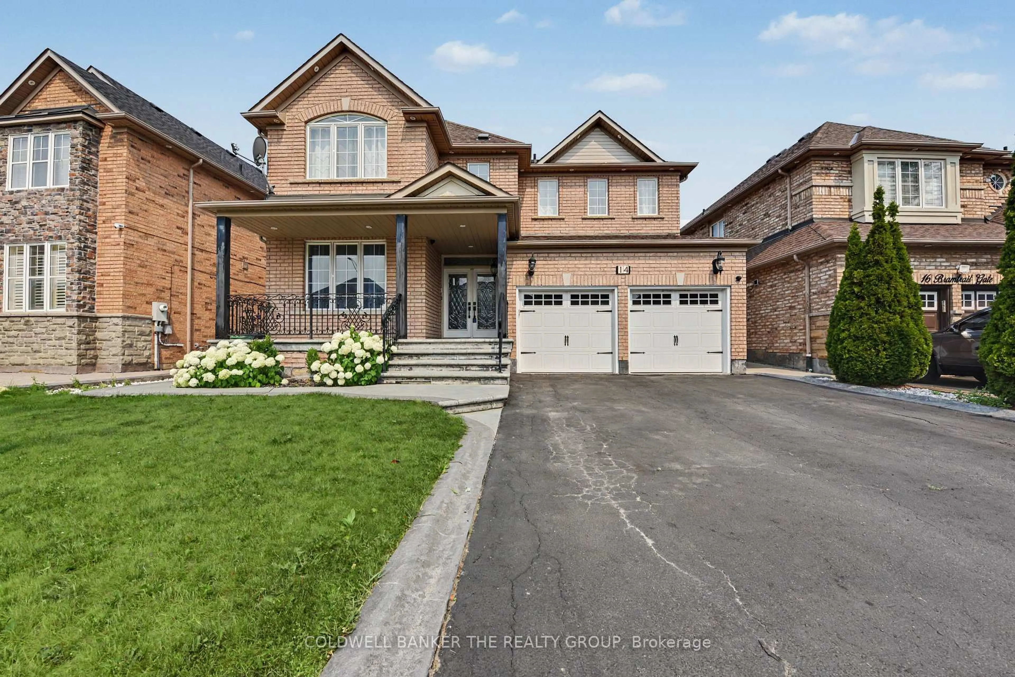 Home with brick exterior material, street for 14 Bramtrail Gate, Brampton Ontario L7A 3W3