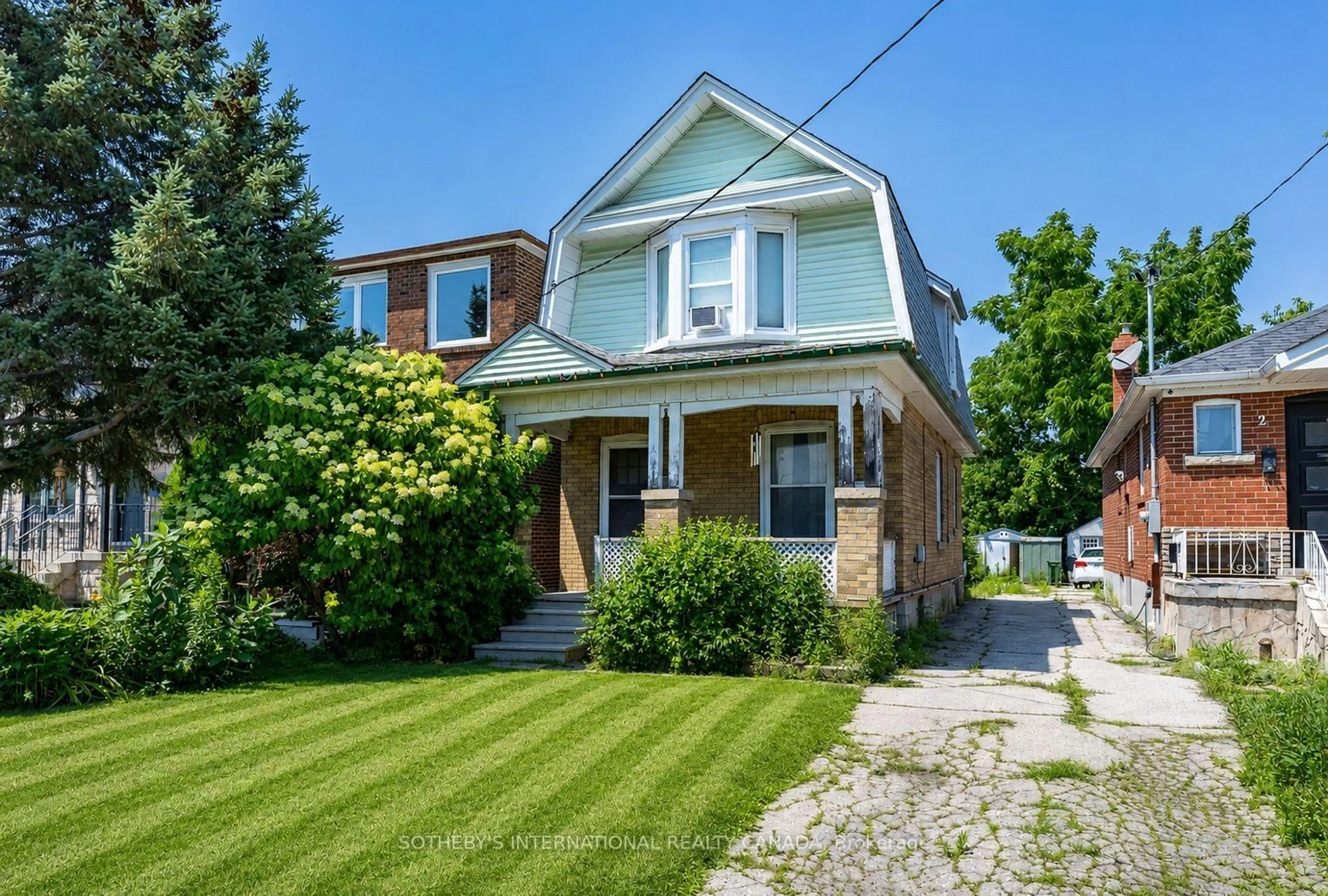 Home with brick exterior material, street for 4 Marshall Blvd, Toronto Ontario M6N 2R7