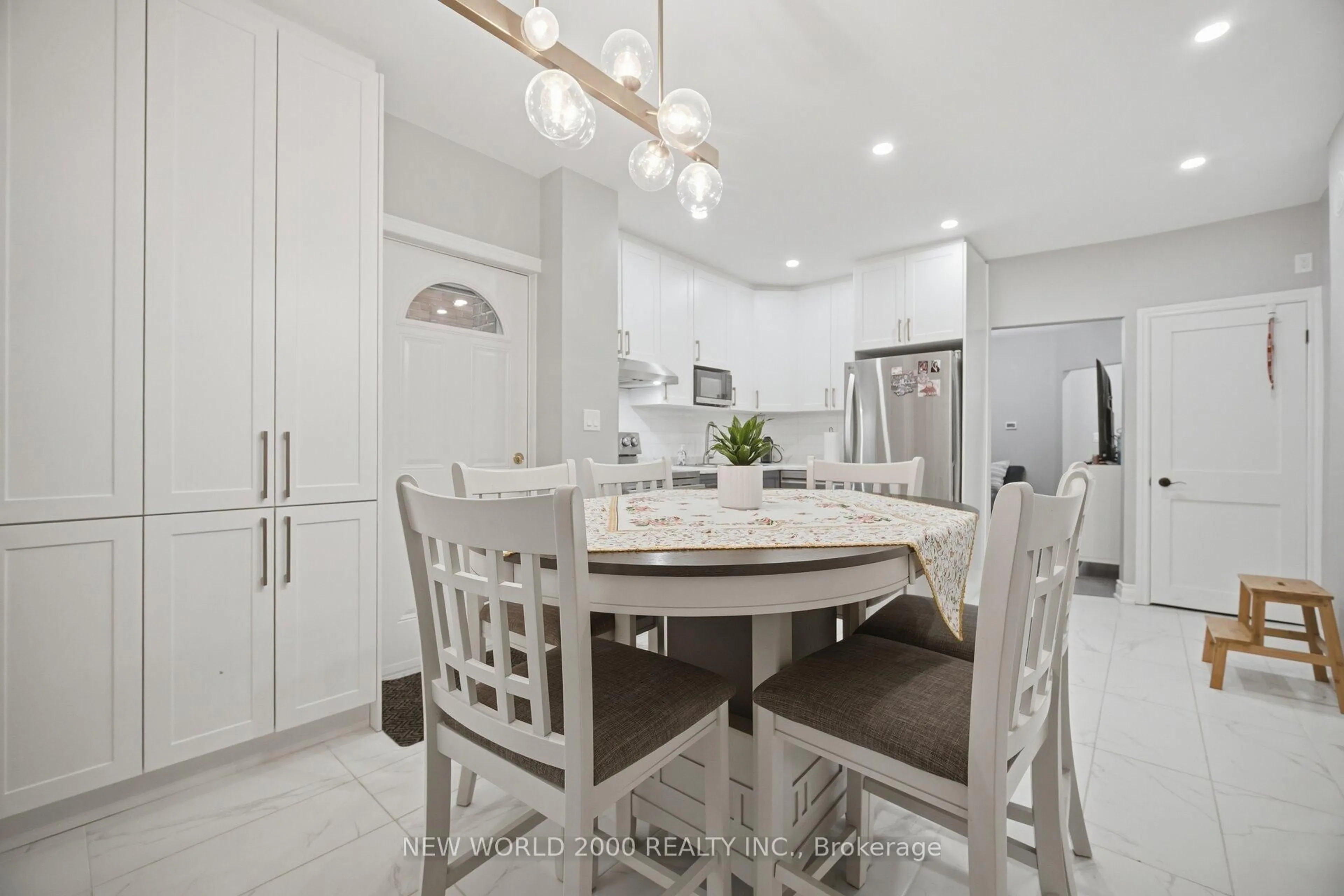 Open concept kitchen, ceramic/tile floor for 20 Rockwell Ave, Toronto Ontario M6N 1N5