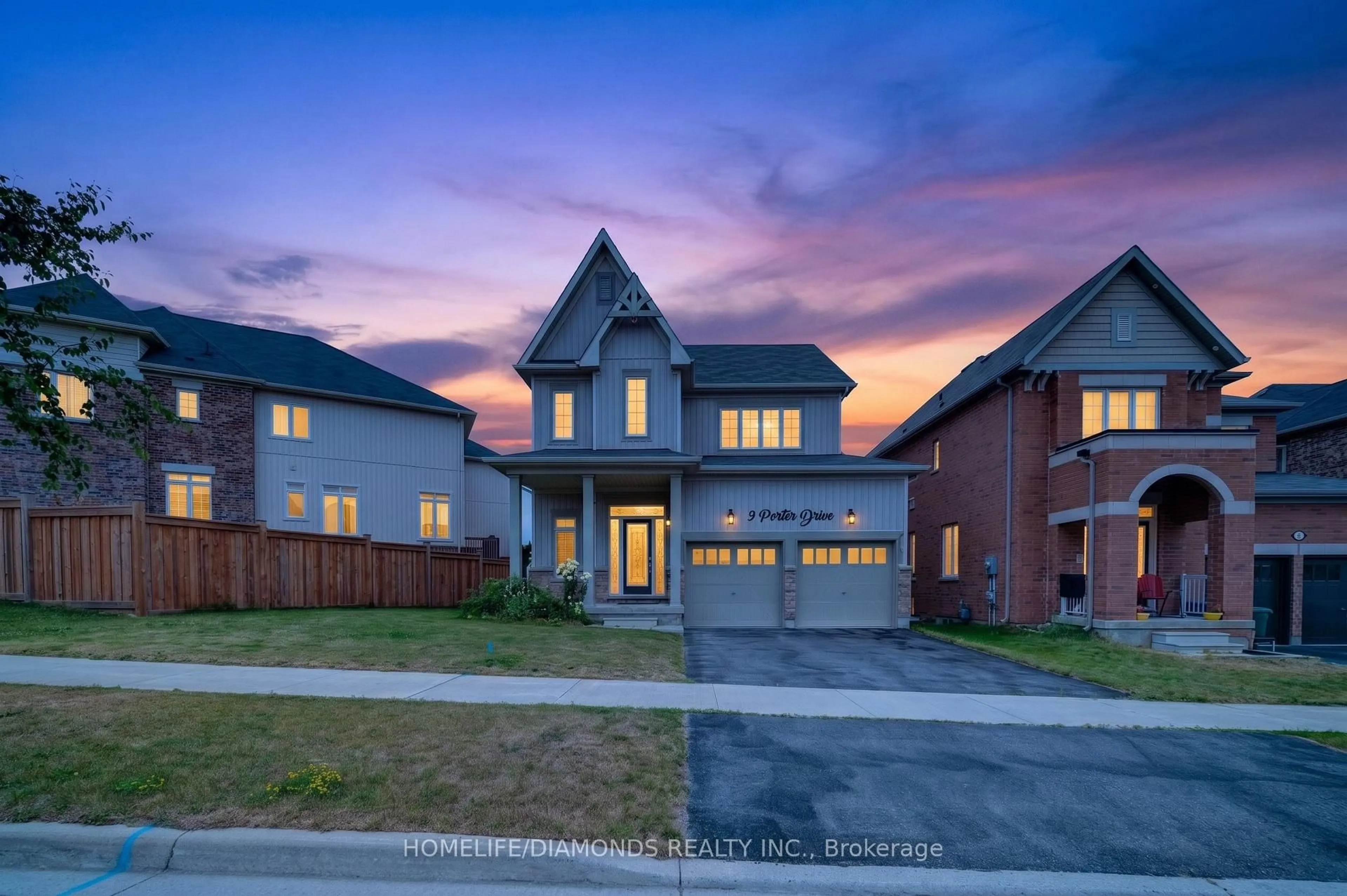Home with brick exterior material, street for 9 PORTER Dr, Orangeville Ontario L9W 6Z4
