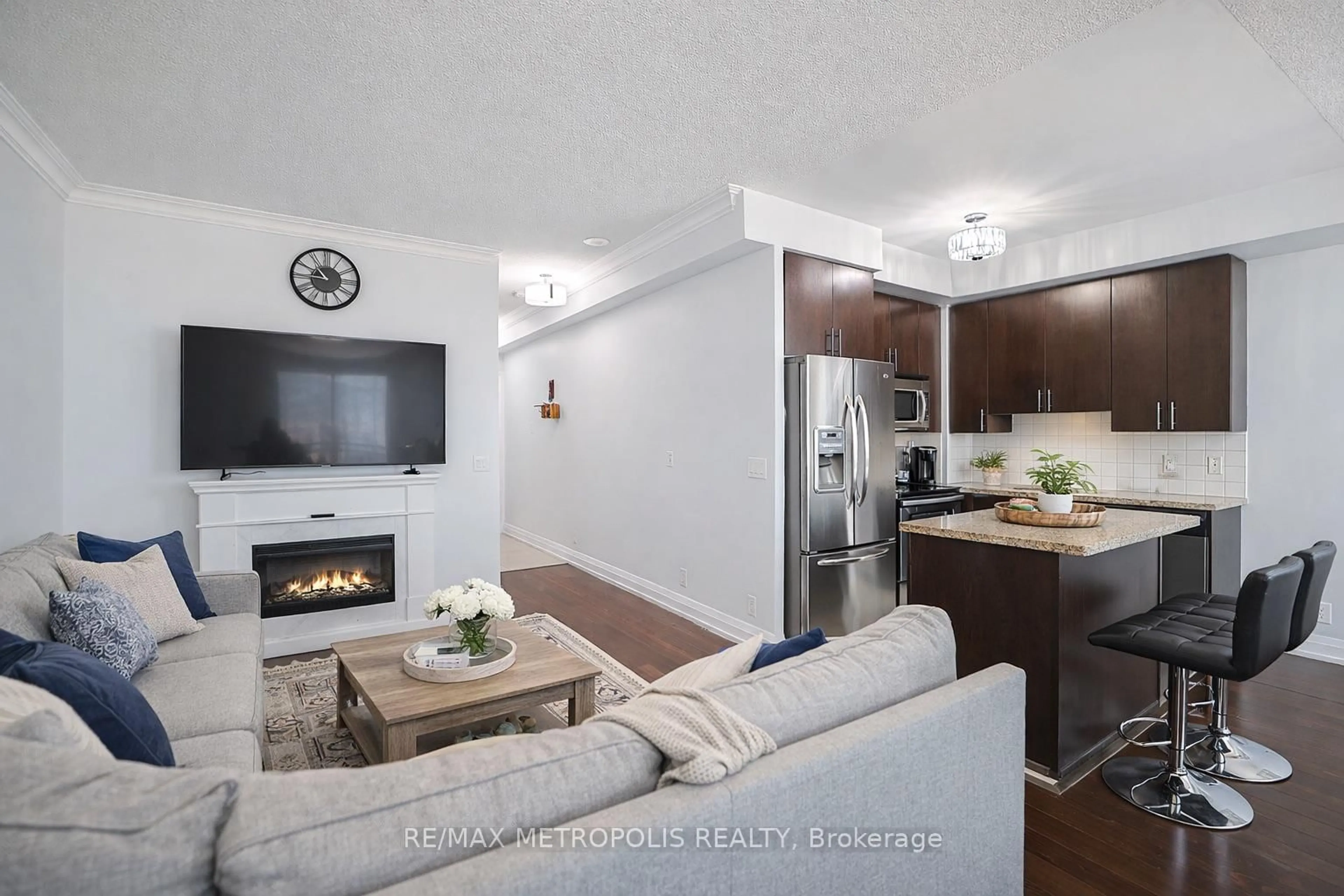 Living room with furniture, unknown for 1070 Sheppard Ave #PH16, Toronto Ontario M3J 0G8