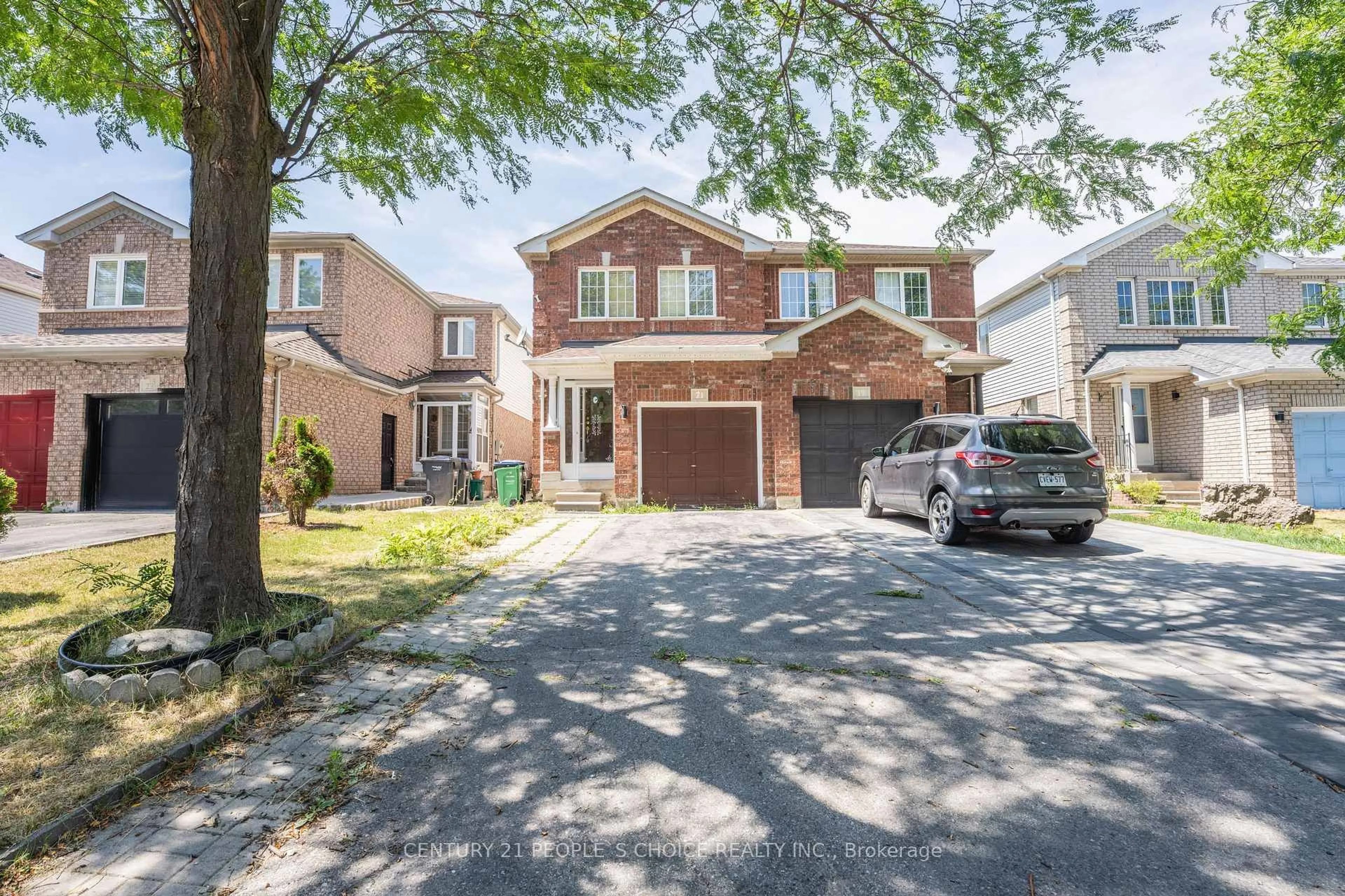 Home with brick exterior material, street for 21 Cordgrass Cres, Brampton Ontario L6R 2A3