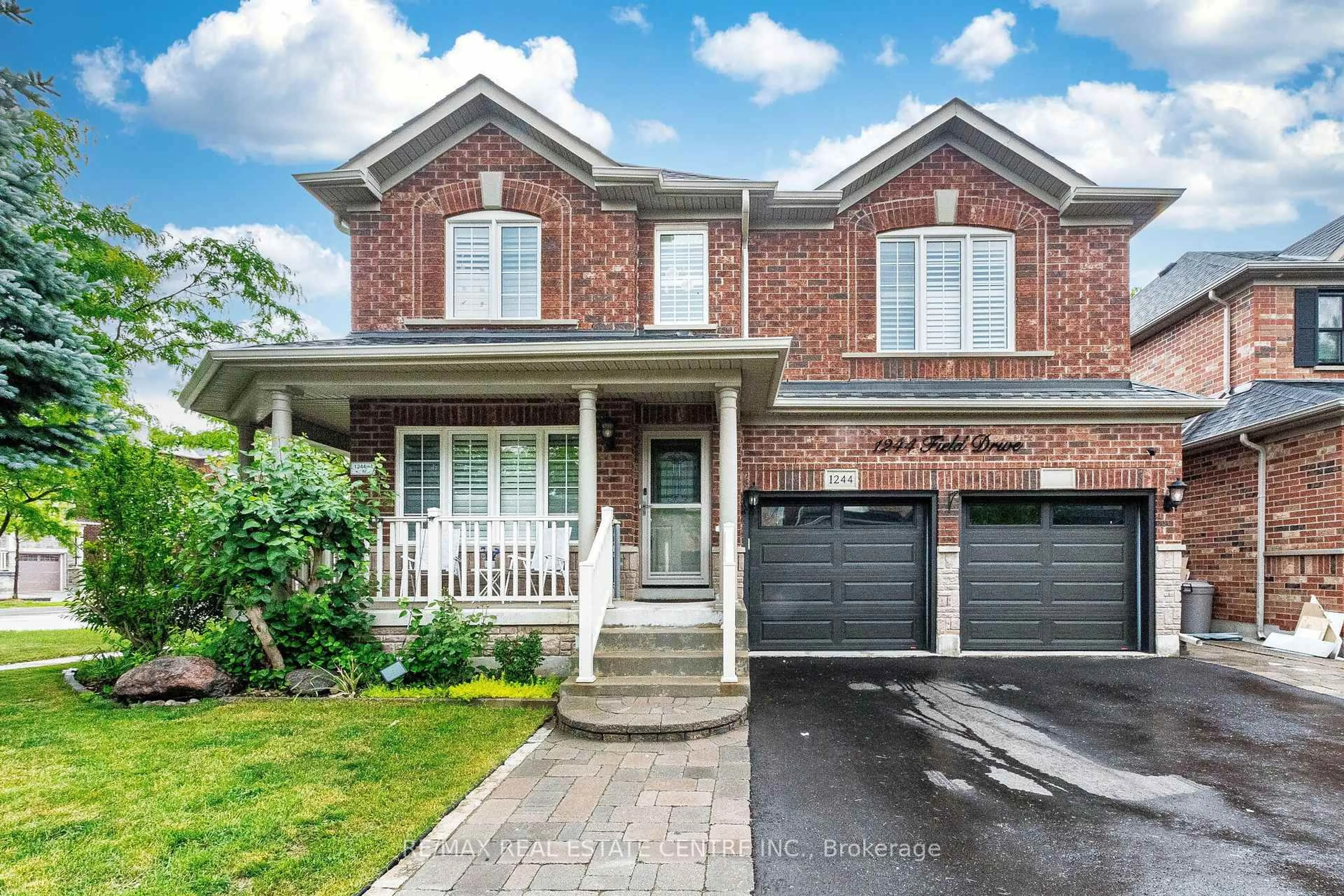 Home with brick exterior material, street for 1244 Field Dr, Milton Ontario L9T 6G4