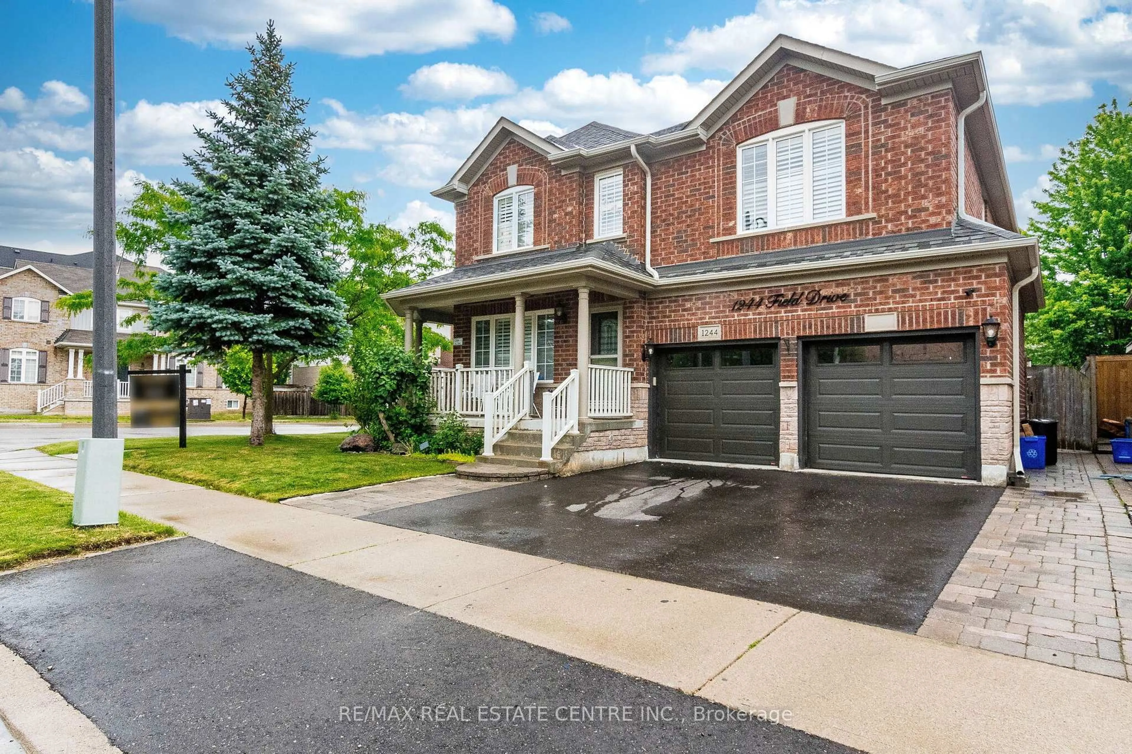 Home with brick exterior material, street for 1244 Field Dr, Milton Ontario L9T 6G4