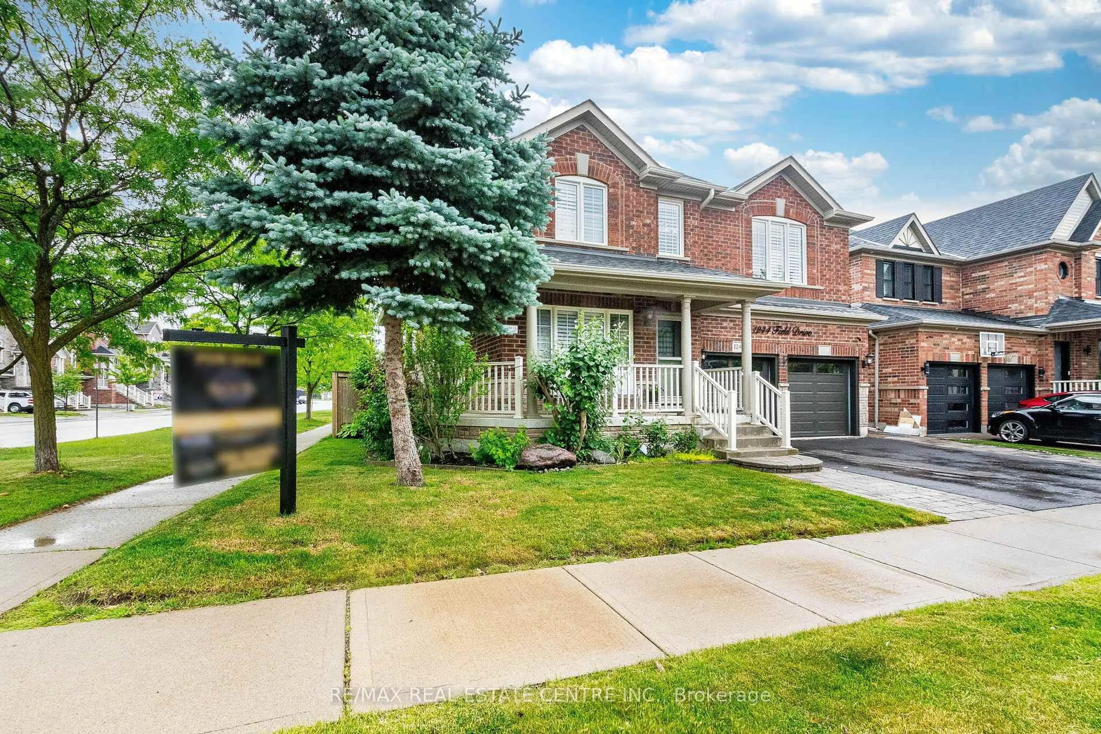 Home with brick exterior material, street for 1244 Field Dr, Milton Ontario L9T 6G4