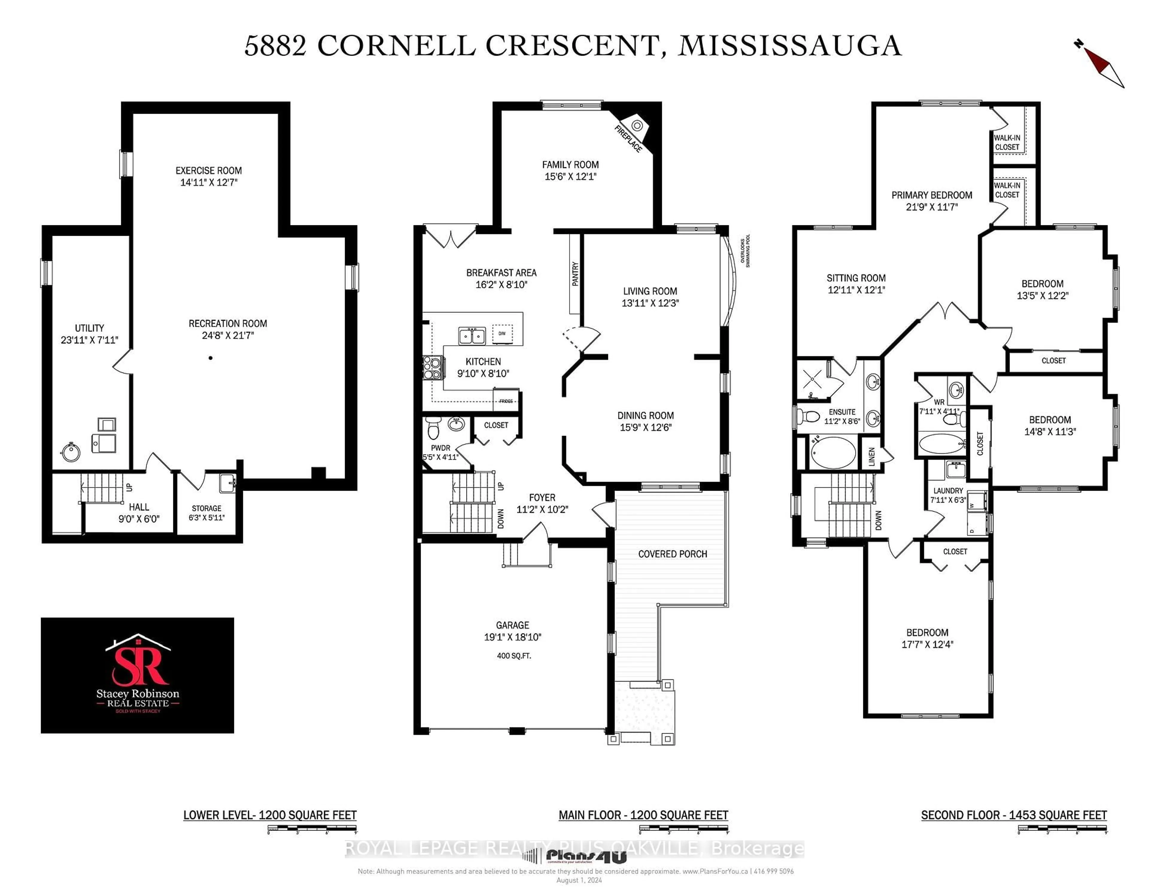 Floor plan for 5882 Cornell Cres, Mississauga Ontario L5M 5R6