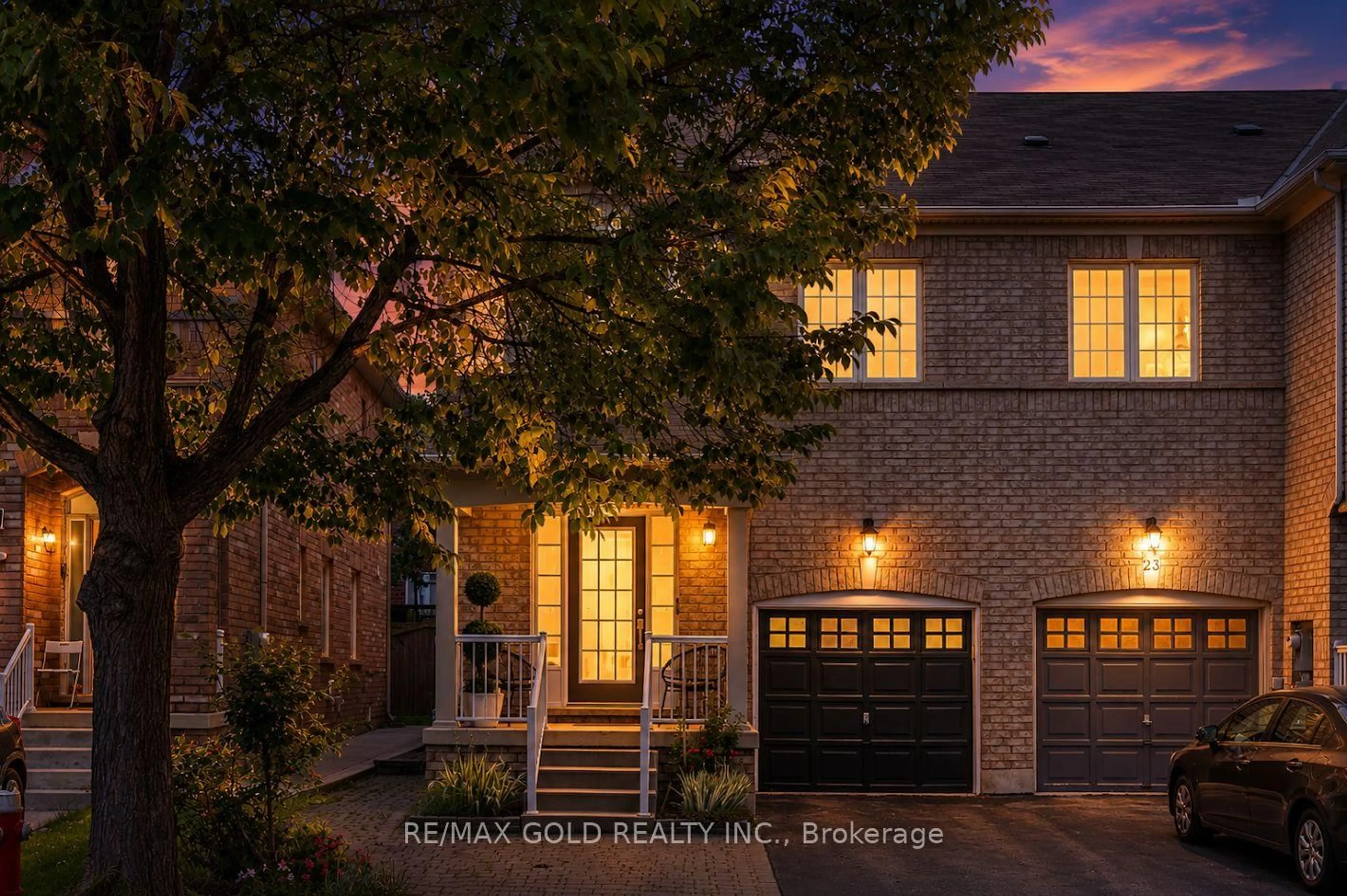 Home with brick exterior material, street for 25 Frenchpark Circ, Brampton Ontario L6X 0Y5