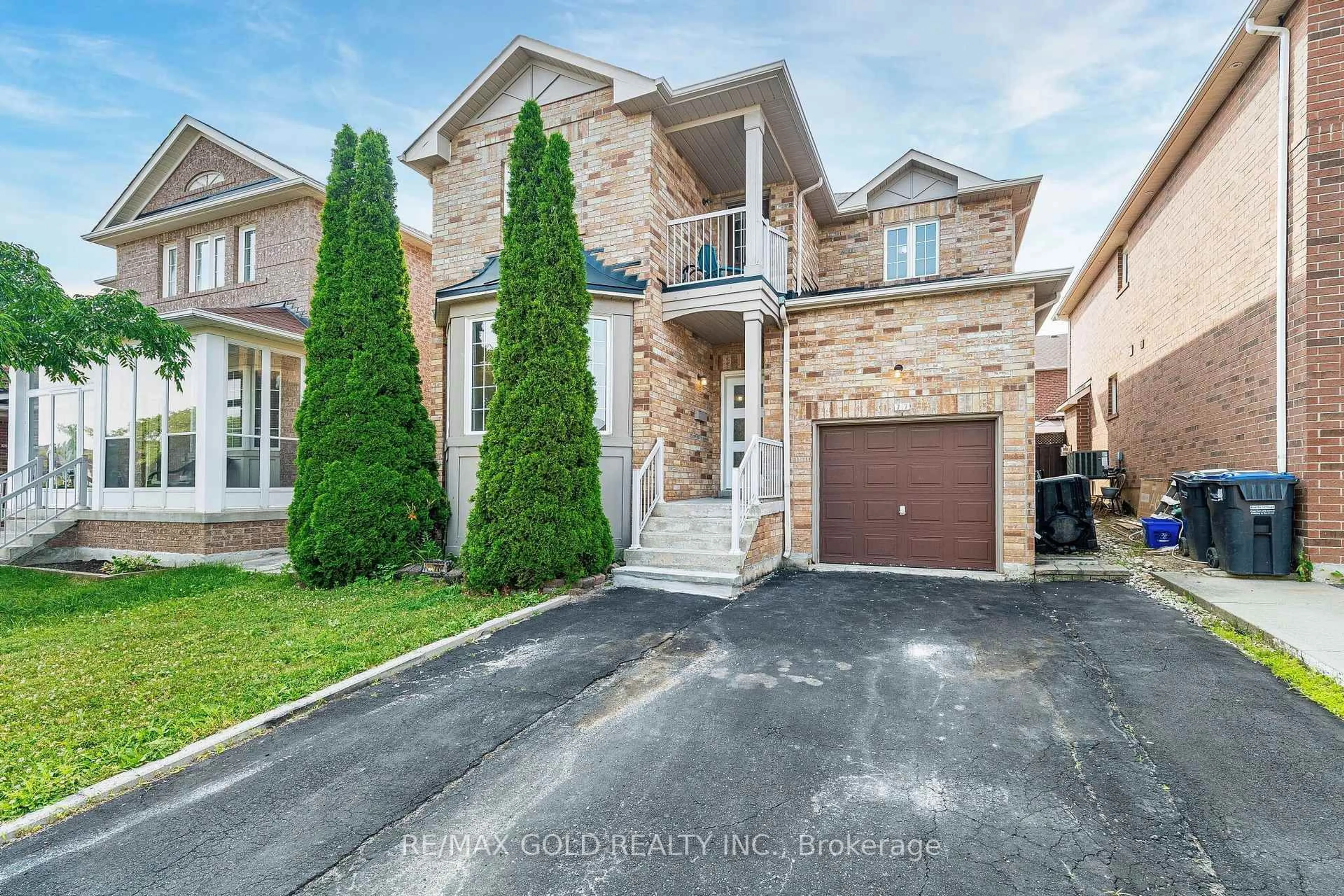 Home with brick exterior material, street for 77 Schooner Dr, Brampton Ontario L7A 3J1