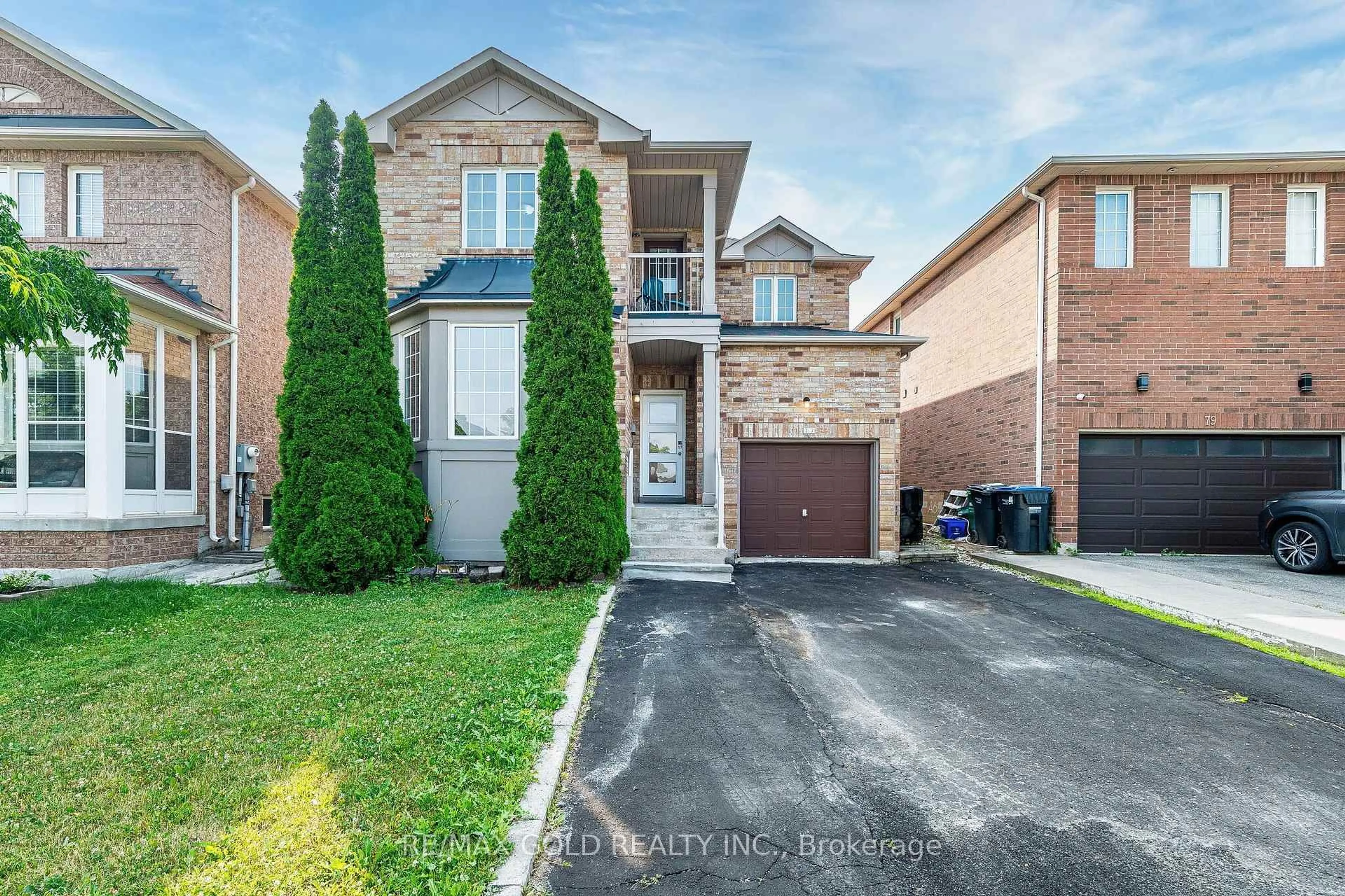 Home with brick exterior material, street for 77 Schooner Dr, Brampton Ontario L7A 3J1