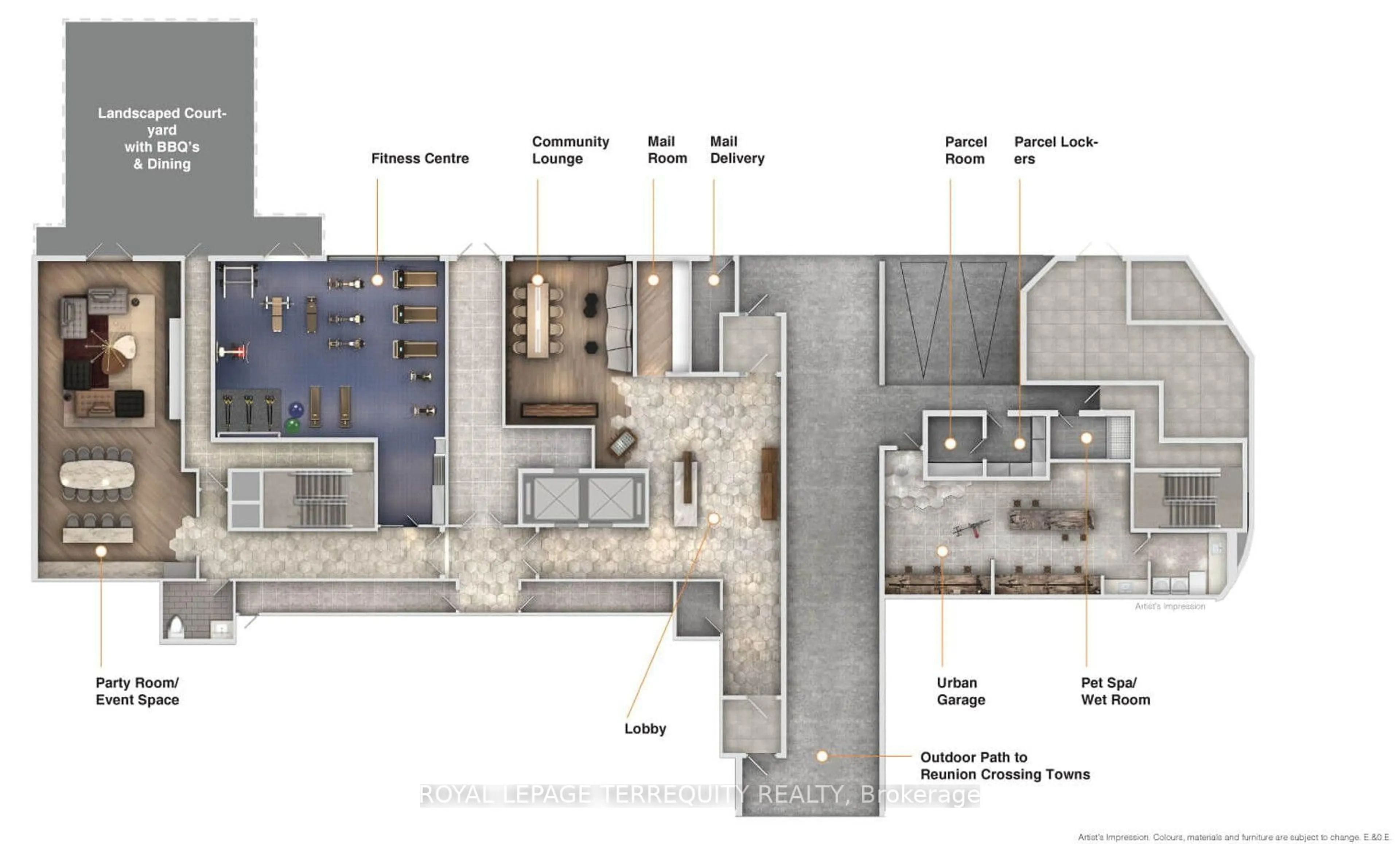 Floor plan for 1808 St Clair Ave #510, Toronto Ontario M6N 0C1