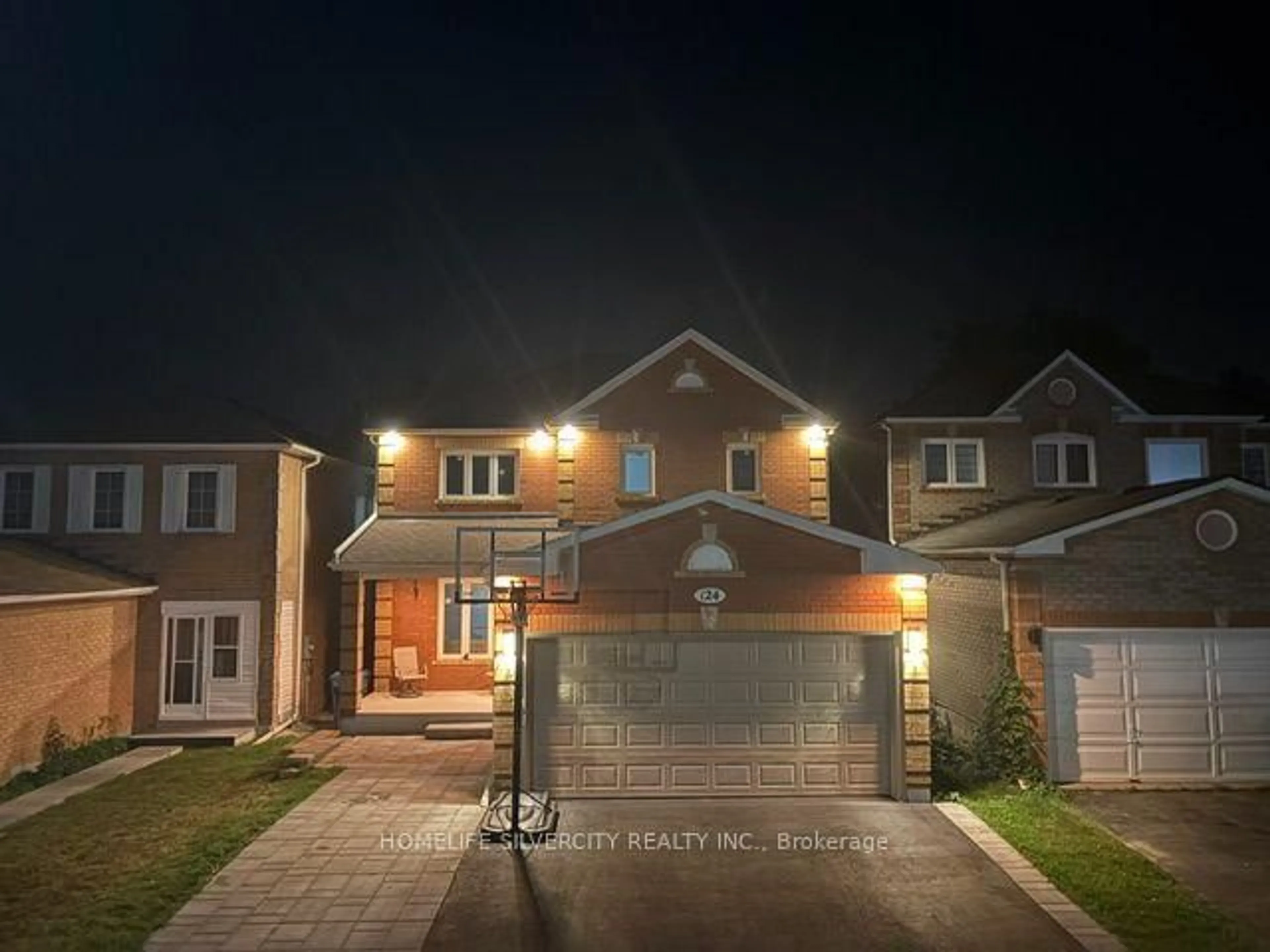 Home with brick exterior material, street for 124 Jordan Dr, Orangeville Ontario L9W 4W4