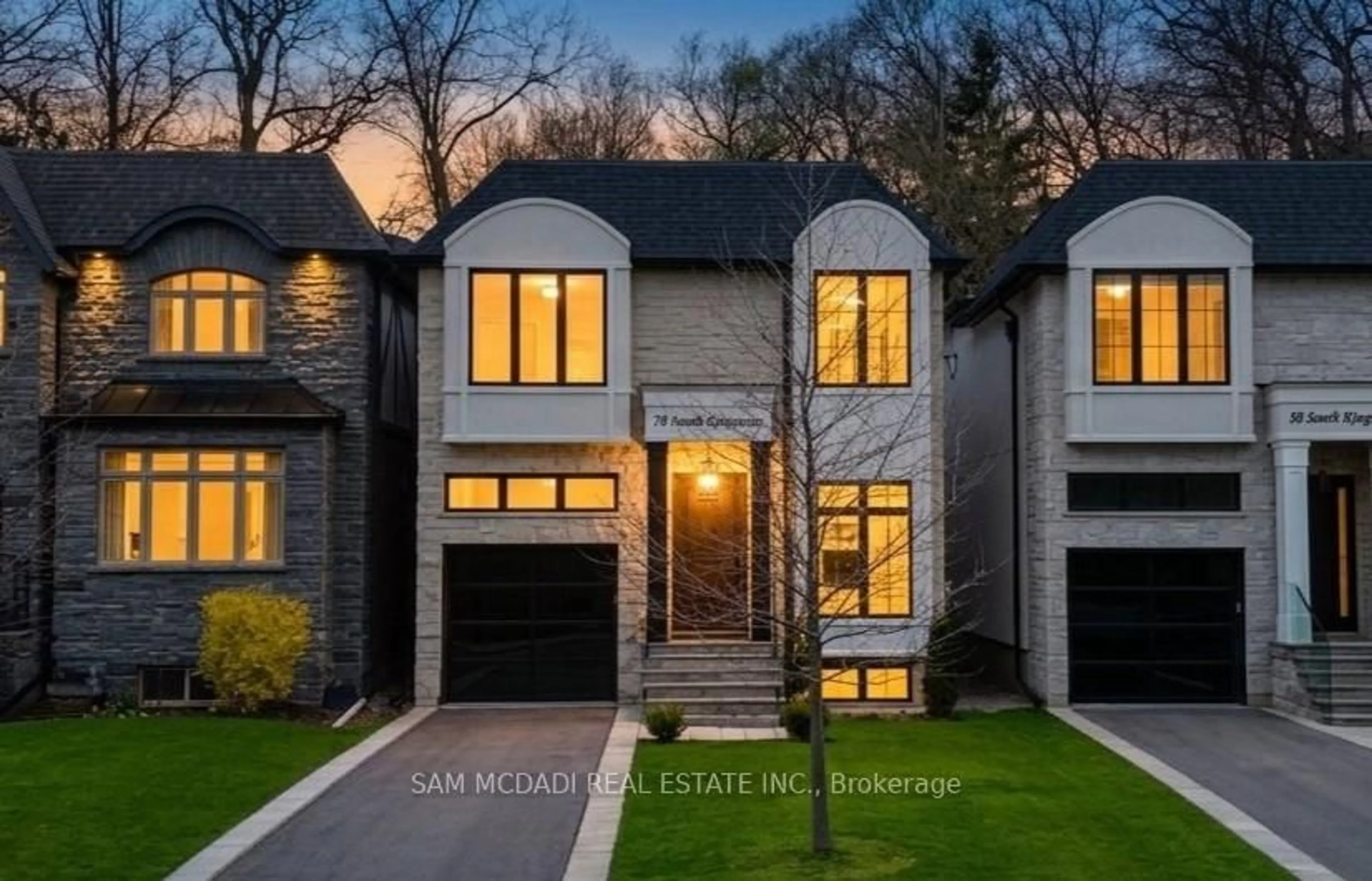 Home with brick exterior material, street for 78 South Kingsway, Toronto Ontario M6S 3T3