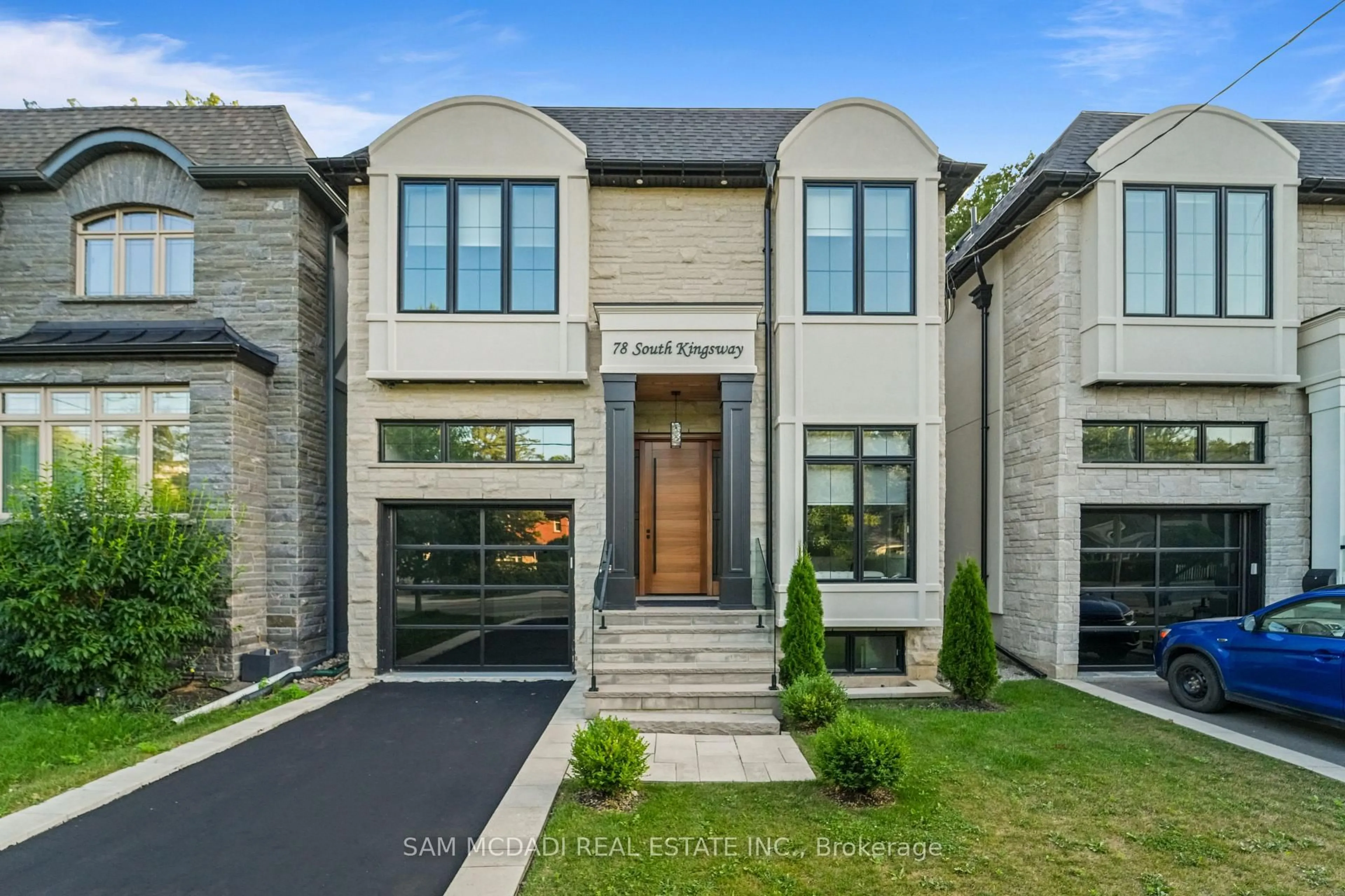 Home with brick exterior material, street for 78 South Kingsway, Toronto Ontario M6S 3T3