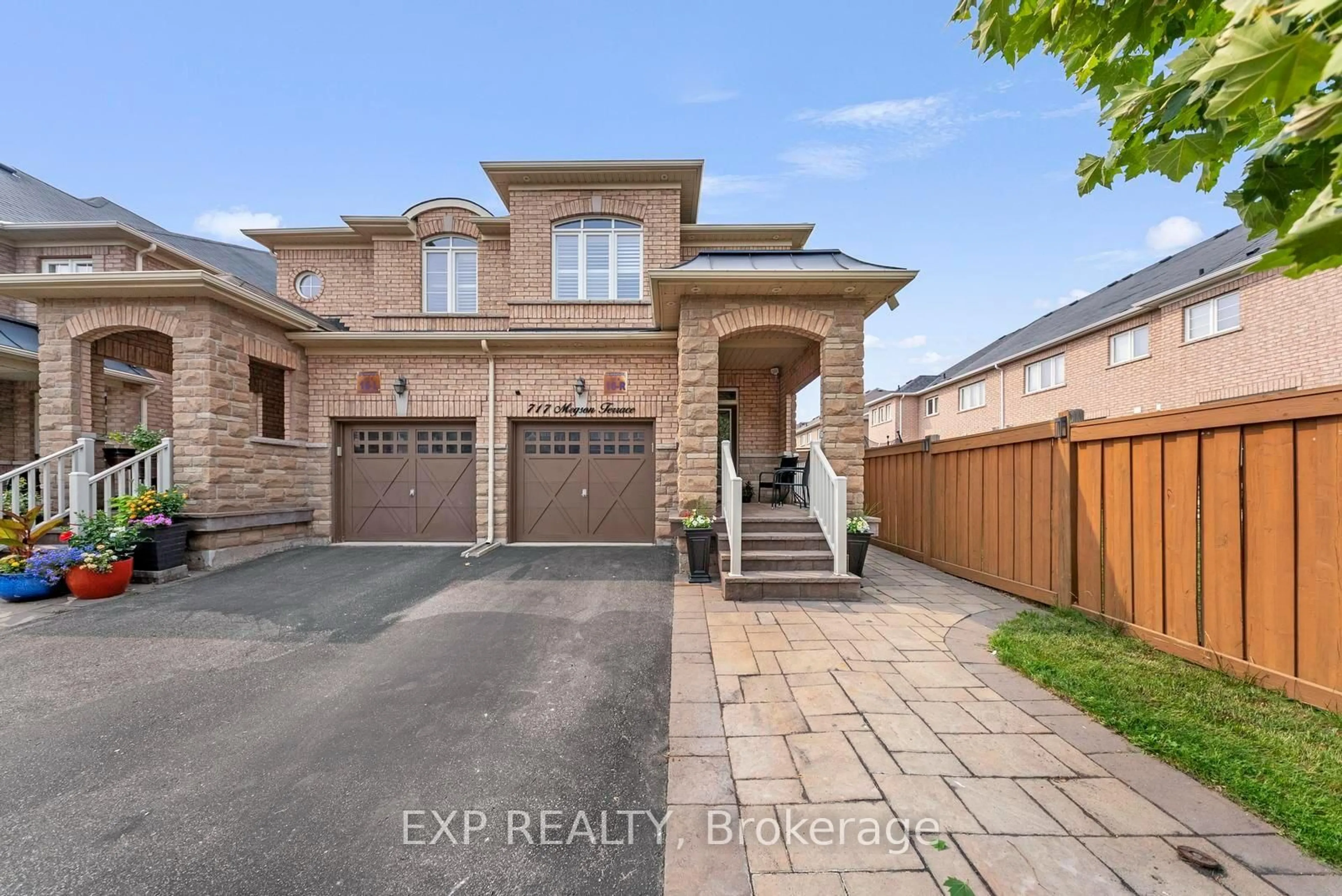 Home with brick exterior material, street for 717 Megson Terr, Milton Ontario L9T 8K5