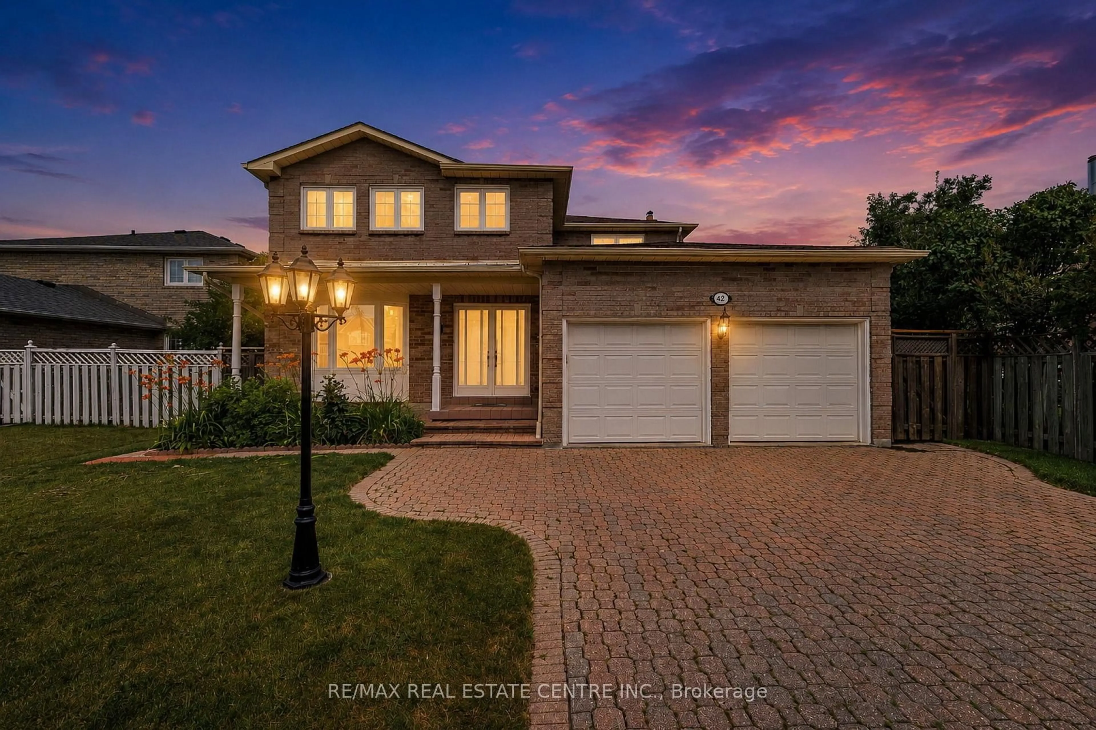 Home with brick exterior material, street for 42 Lafleur Crt, Brampton Ontario L6Y 3L7