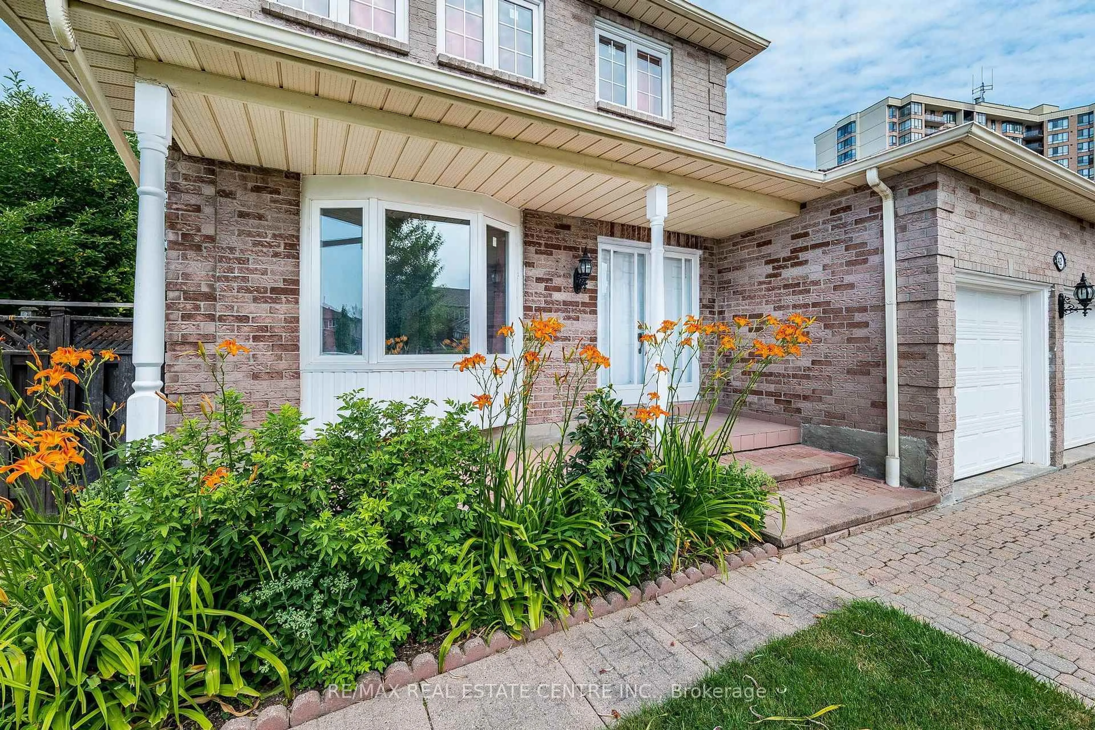 Home with brick exterior material, street for 42 Lafleur Crt, Brampton Ontario L6Y 3L7