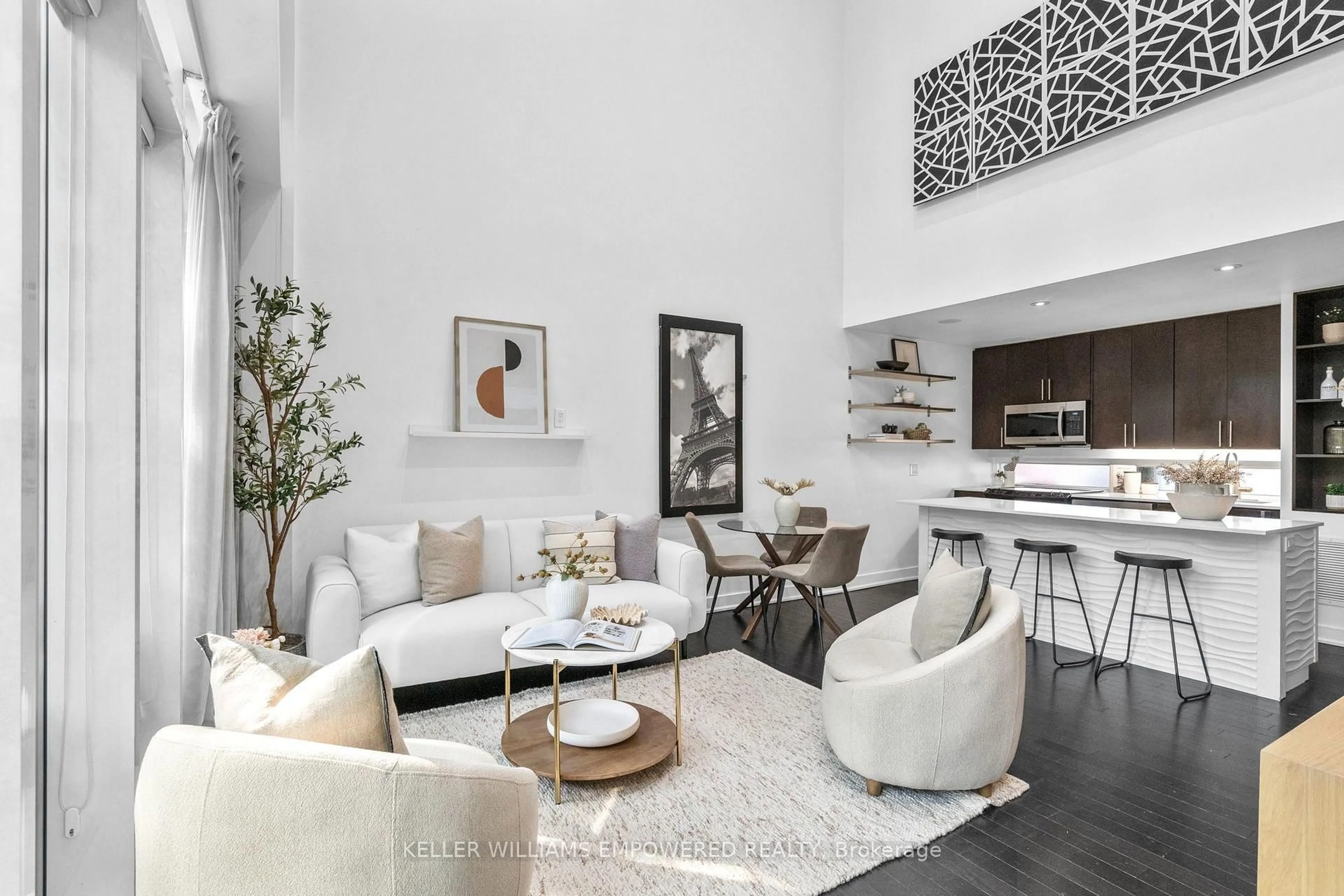 Living room with furniture, unknown for 25 Ritchie Ave #105, Toronto Ontario M6R 2J6
