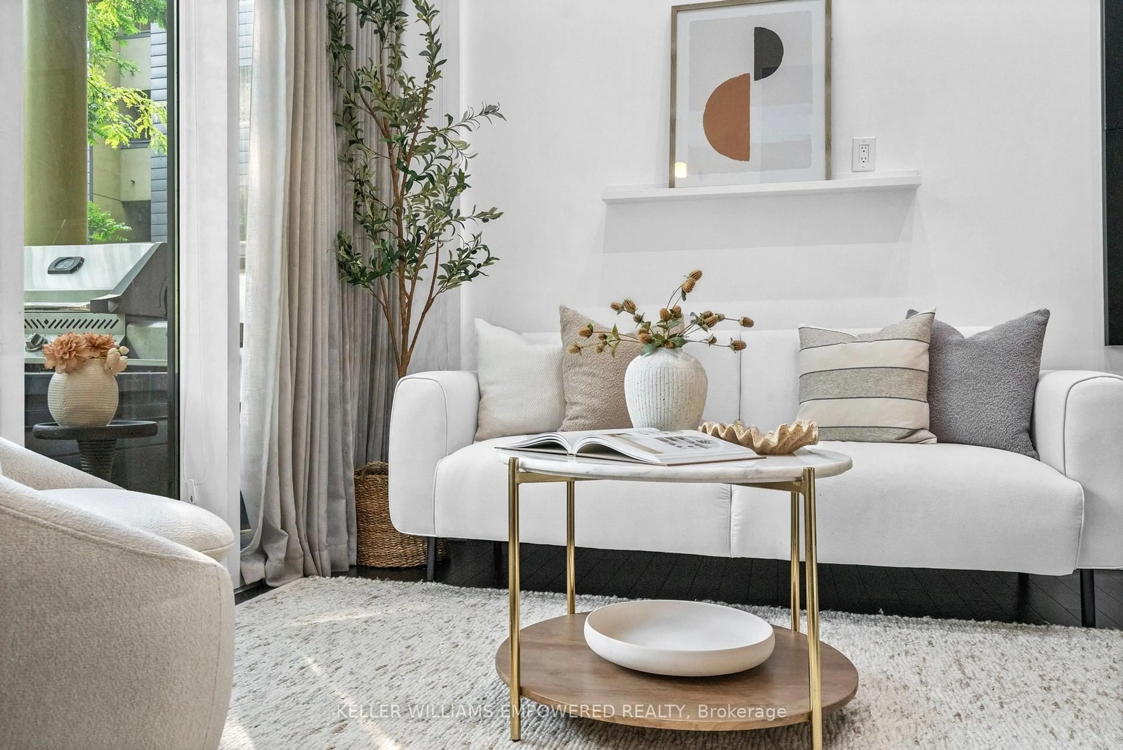 Living room with furniture, unknown for 25 Ritchie Ave #105, Toronto Ontario M6R 2J6