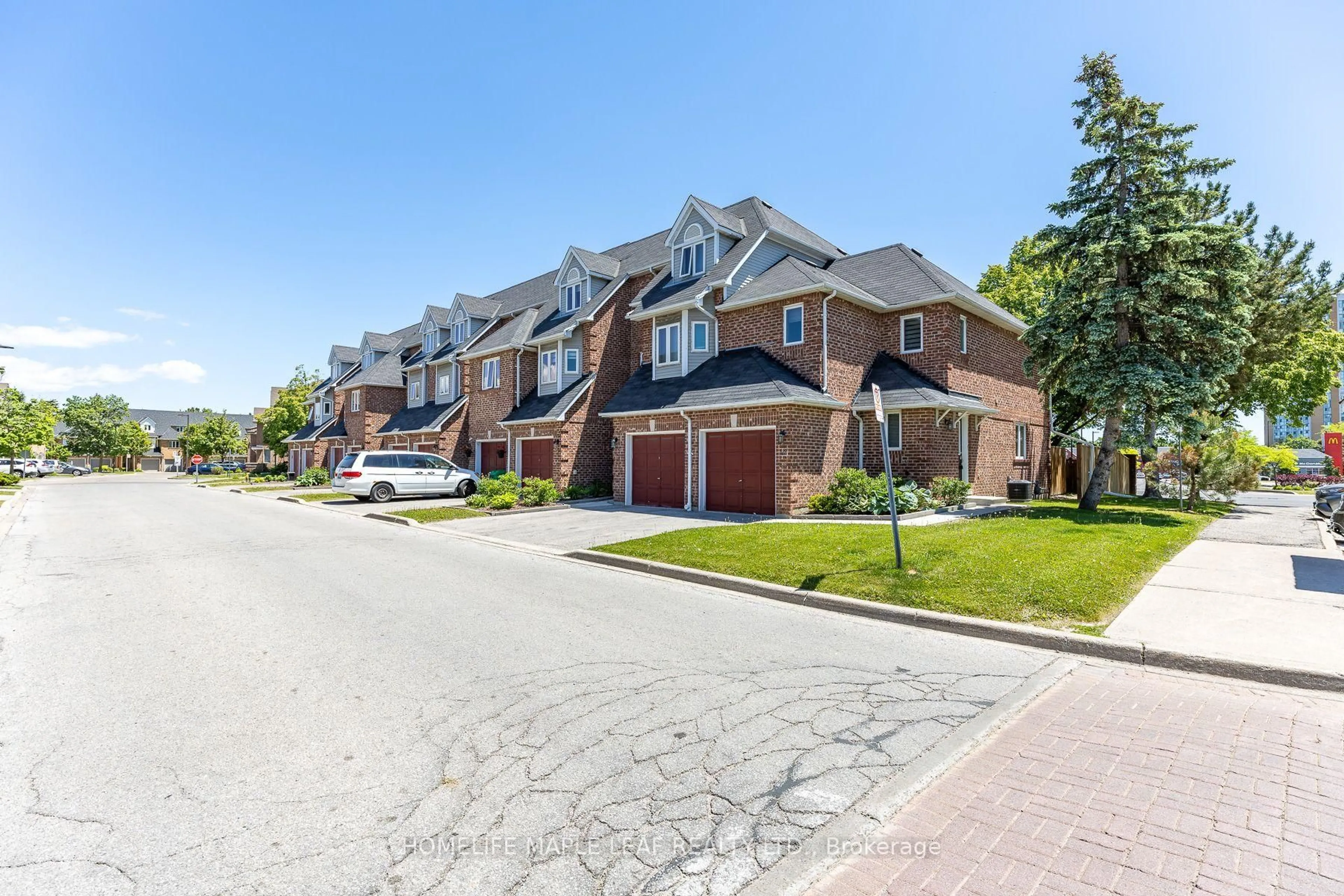 Home with brick exterior material, street for 45 Bristol Rd #10, Mississauga Ontario L4Z 3P5