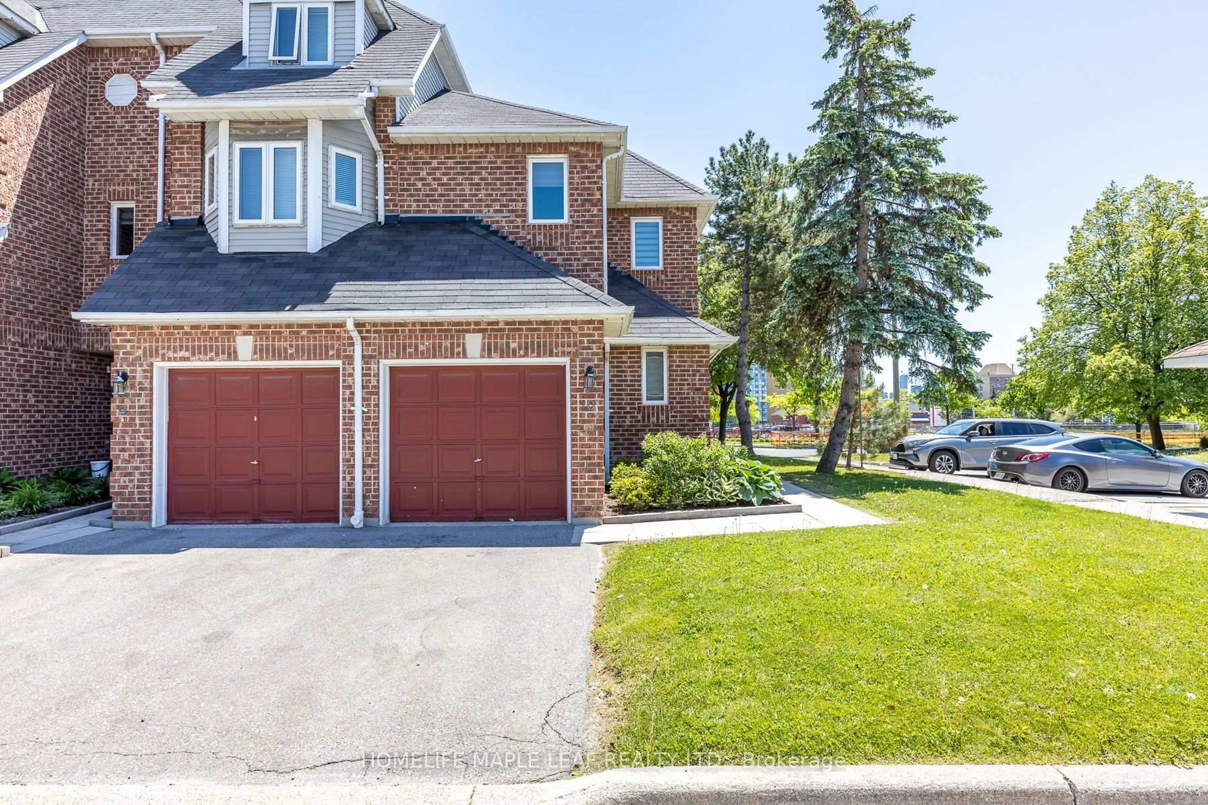 Home with brick exterior material, street for 45 Bristol Rd #10, Mississauga Ontario L4Z 3P5