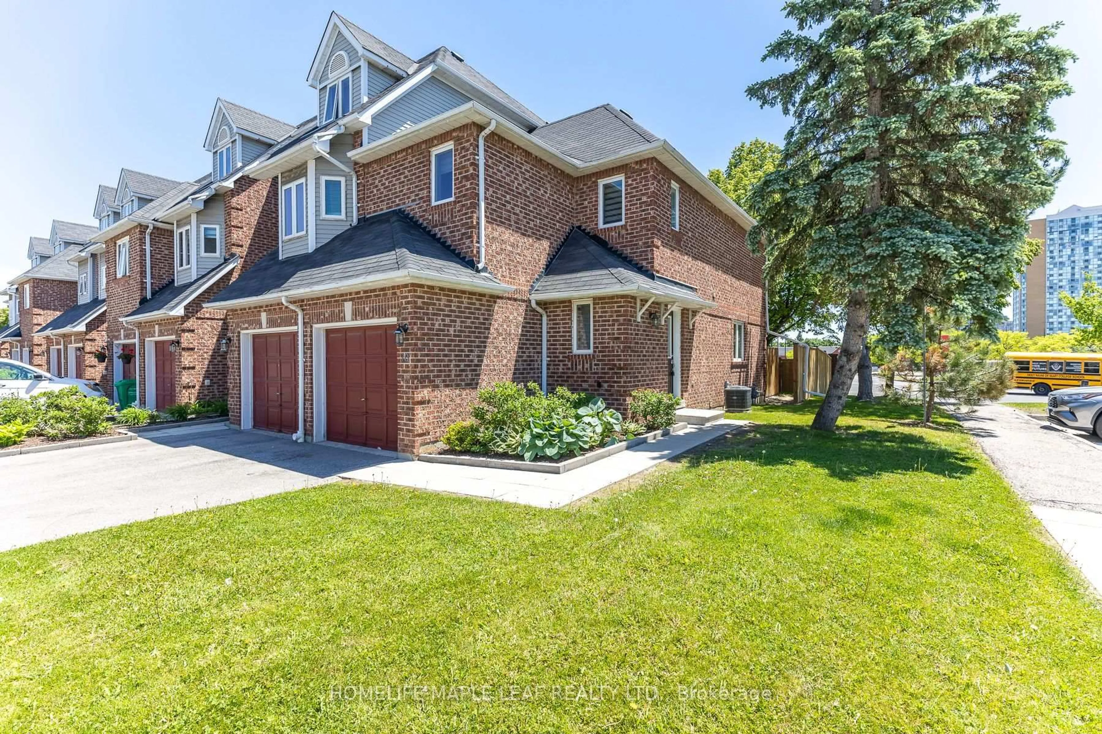 Home with brick exterior material, street for 45 Bristol Rd #10, Mississauga Ontario L4Z 3P5