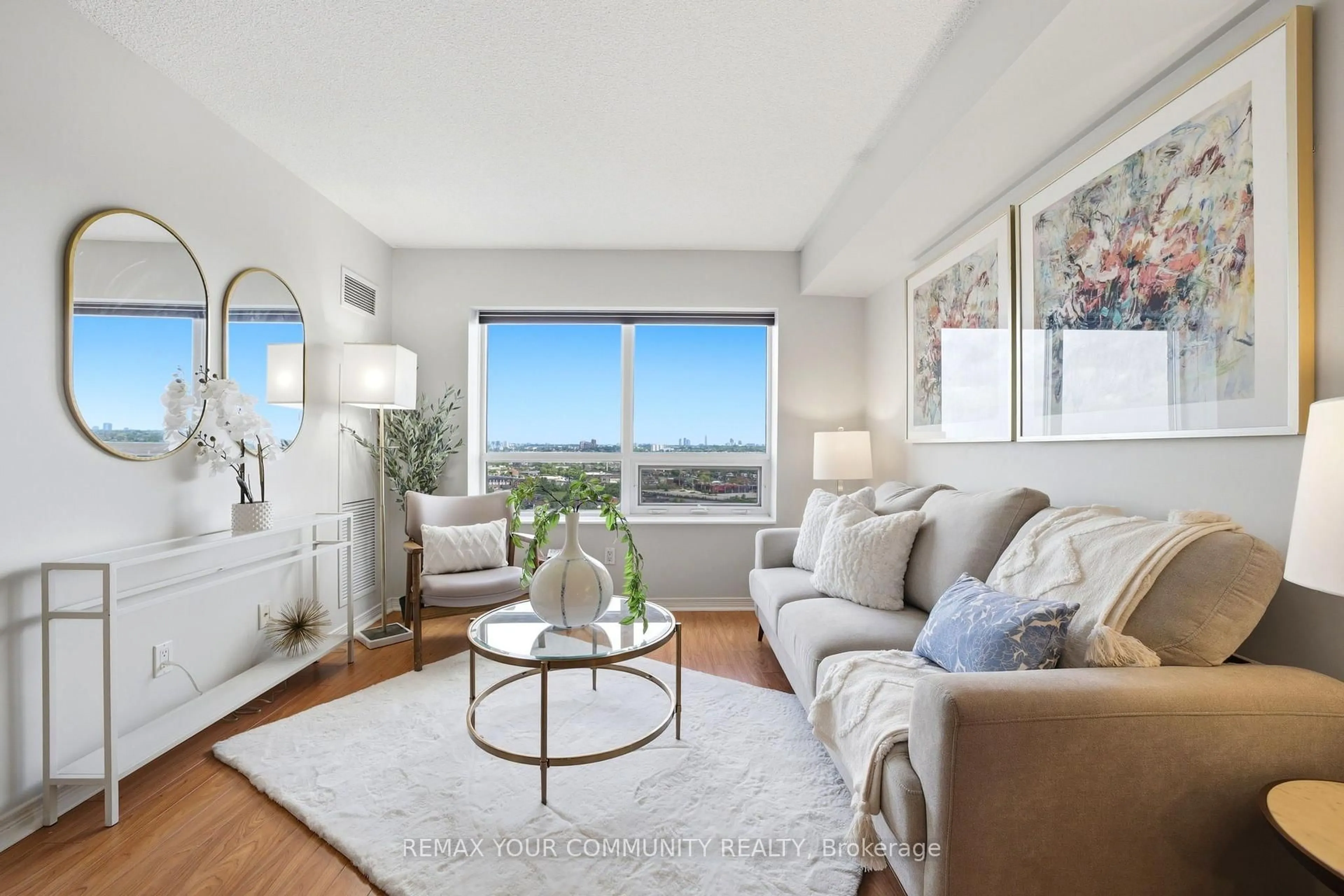 Living room with furniture, unknown for 60 Heintzman St #2102, Toronto Ontario M6P 5A1