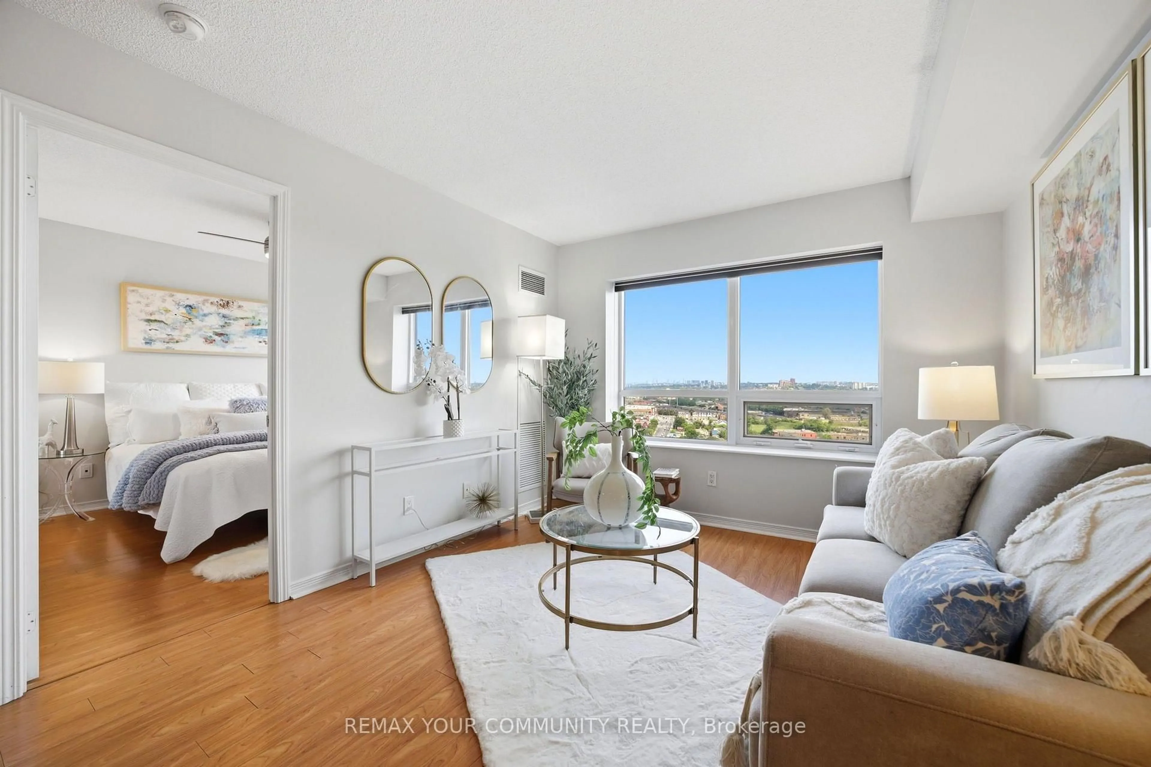 Living room with furniture, unknown for 60 Heintzman St #2102, Toronto Ontario M6P 5A1