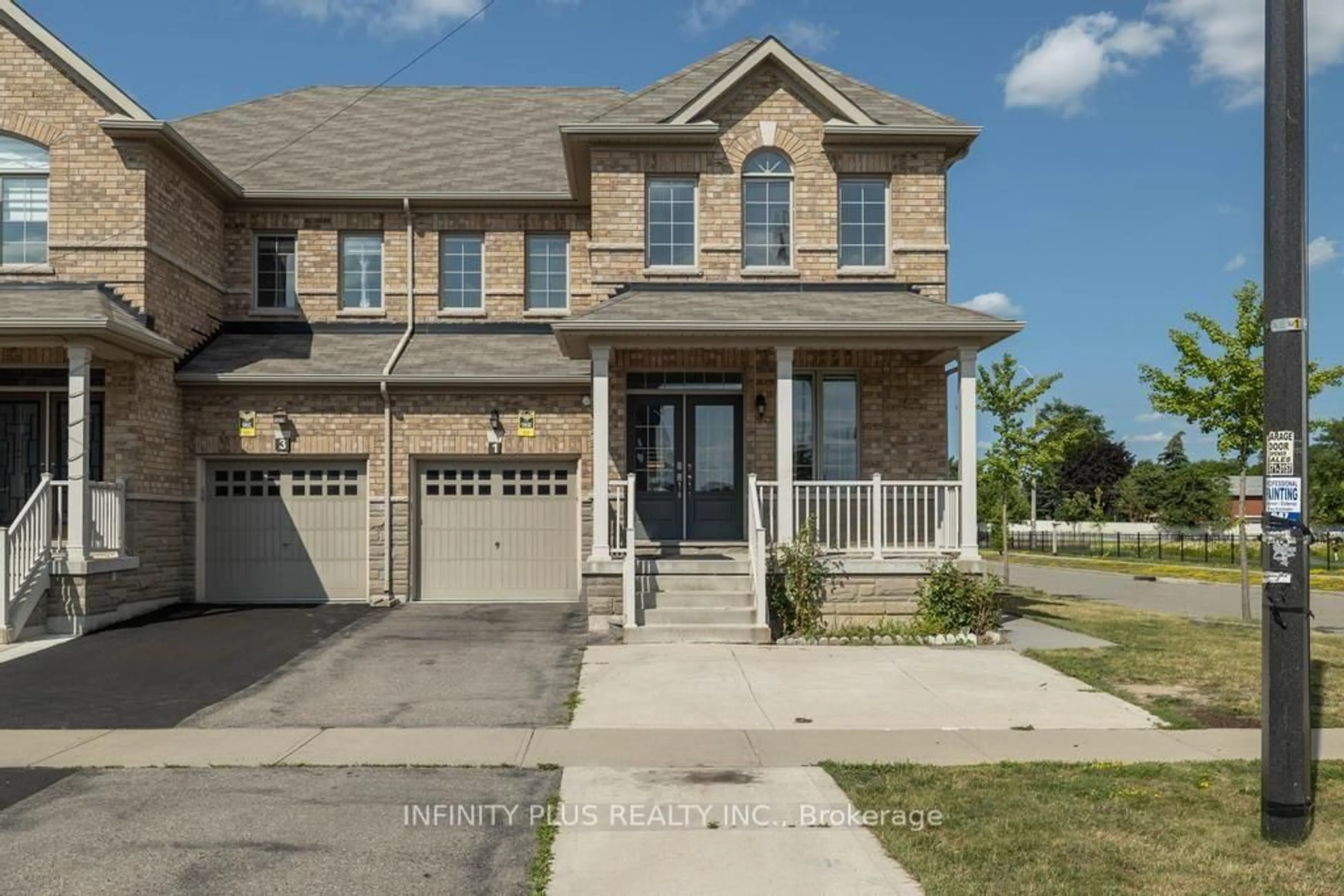 Home with brick exterior material, street for 1 Ebury Dr, Brampton Ontario L6X 0Z3
