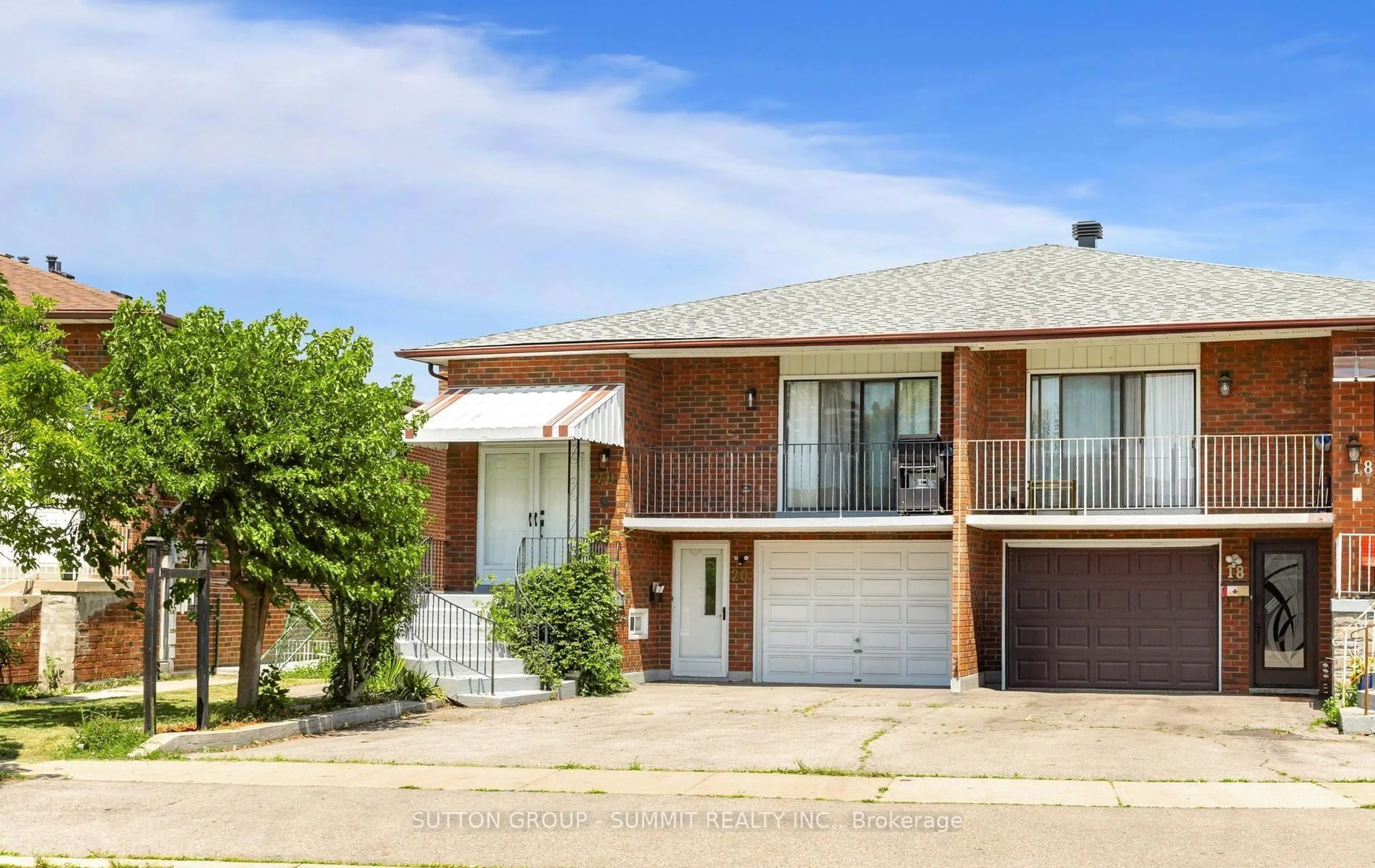 Home with brick exterior material, street for 20 SAWMILL Rd, Toronto Ontario M3L 2M2