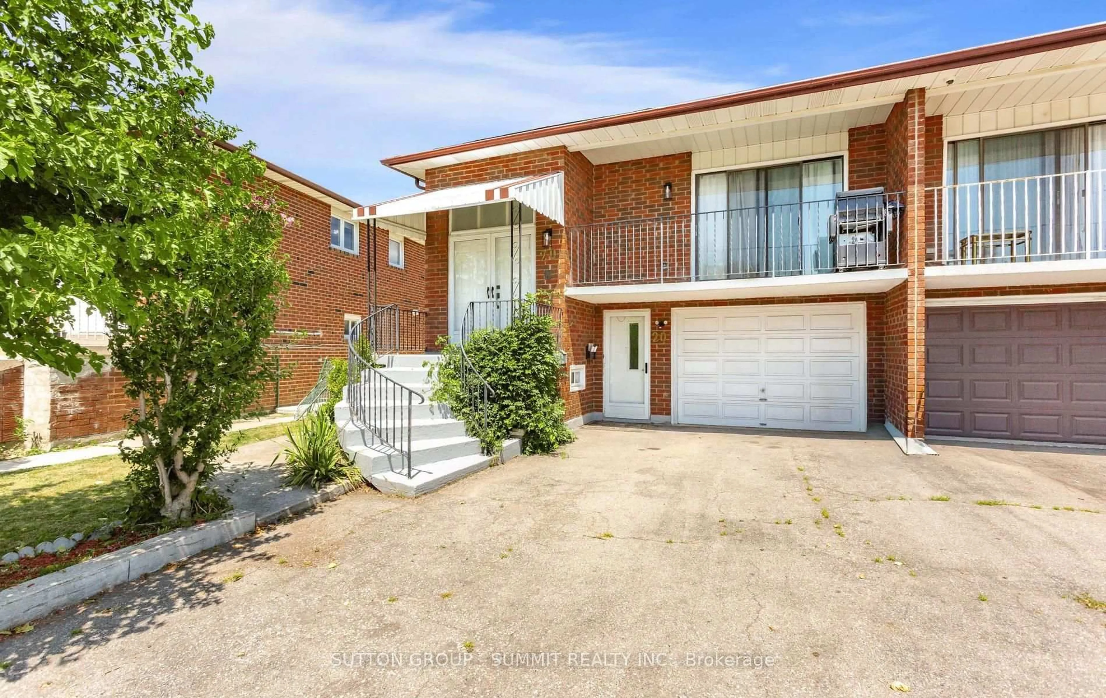 Home with brick exterior material, street for 20 SAWMILL Rd, Toronto Ontario M3L 2M2