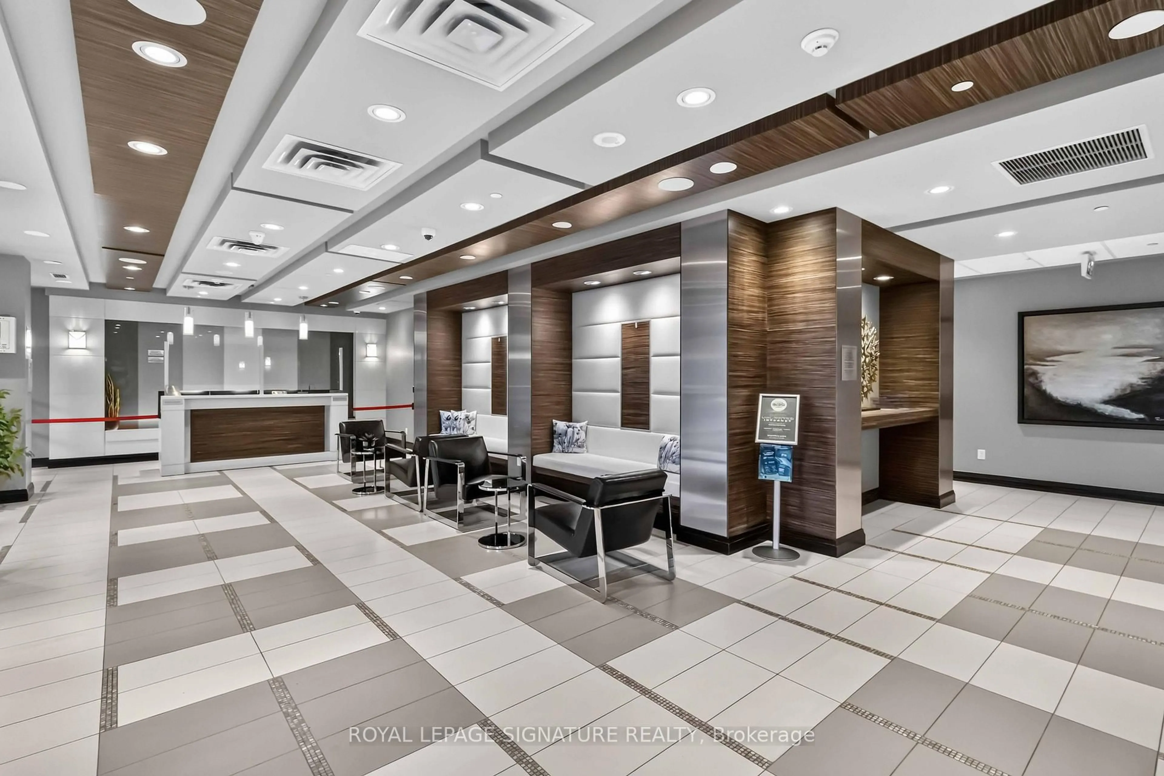 Lobby for 1 Michael Power Pl #601, Toronto Ontario M9A 0A1
