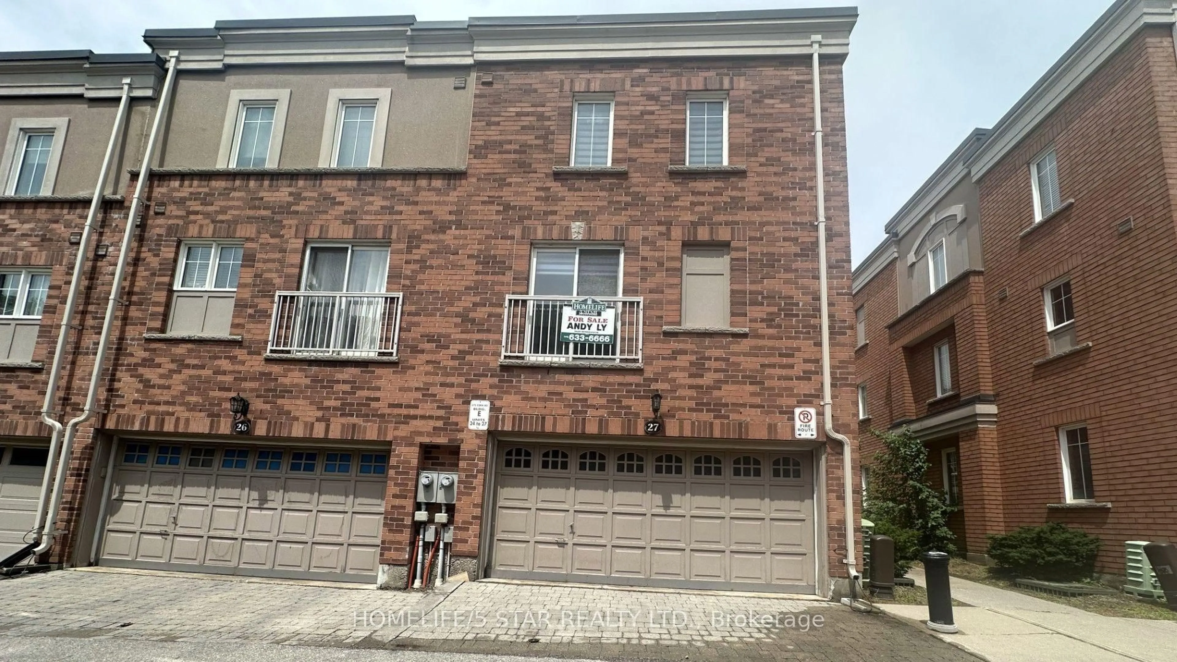 Home with brick exterior material, street for 375 Cook Rd #27, Toronto Ontario M3J 3T6