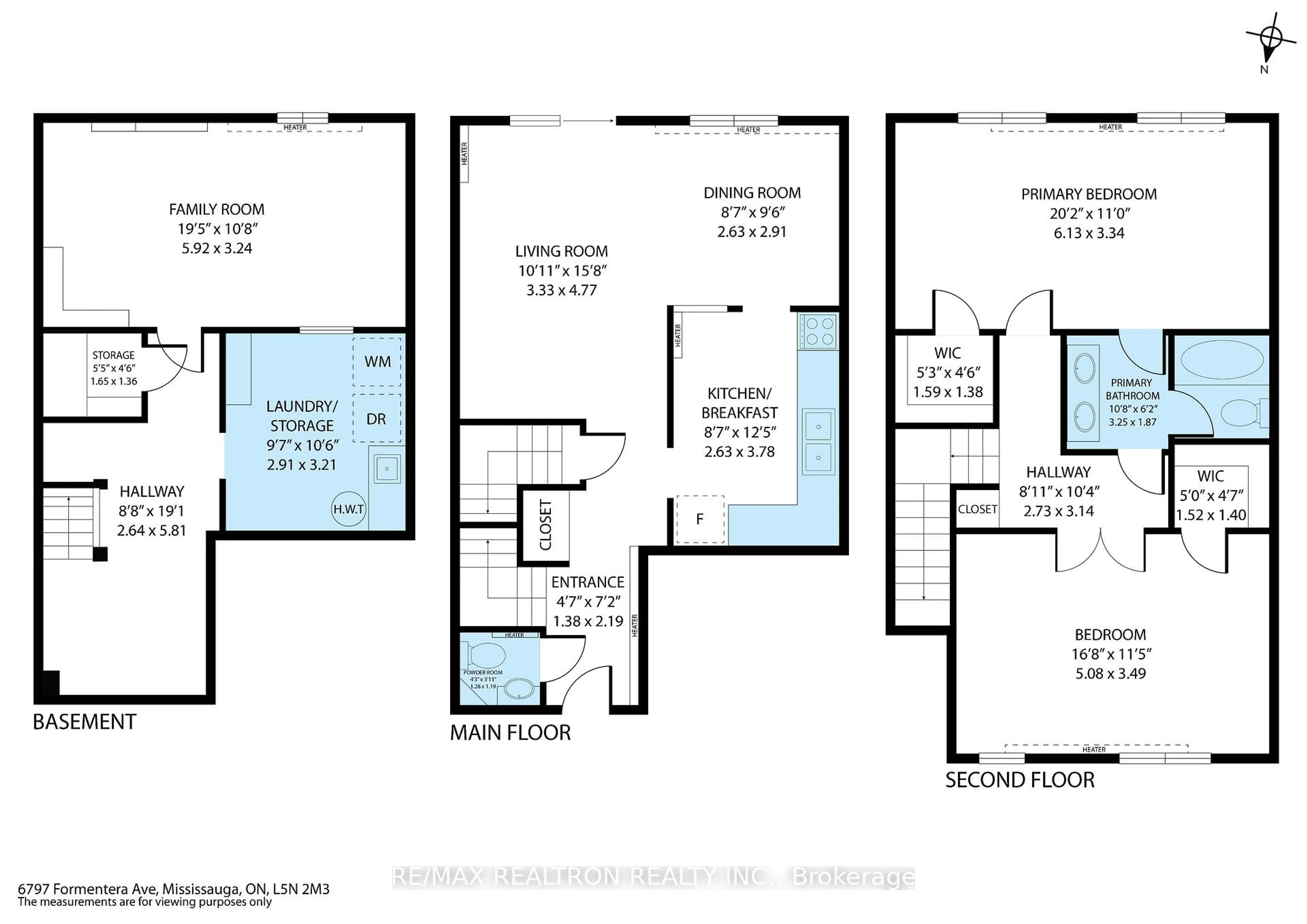 Floor plan for 6797 Formentera Ave #91, Mississauga Ontario L5N 2L6