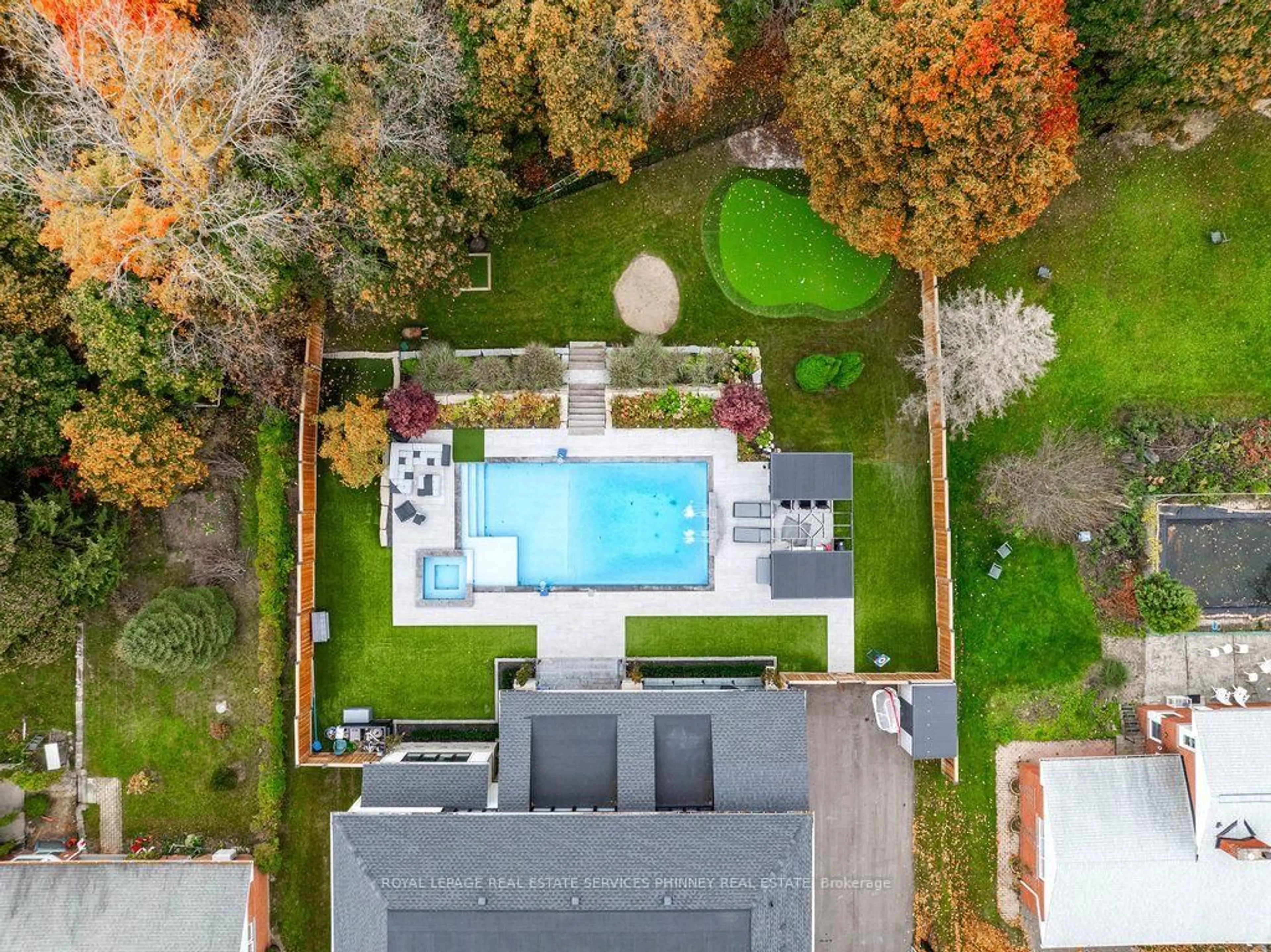 A pic from outside/outdoor area/front of a property/back of a property/a pic from drone, unknown for 57 Joymar Dr, Mississauga Ontario L5M 1G1