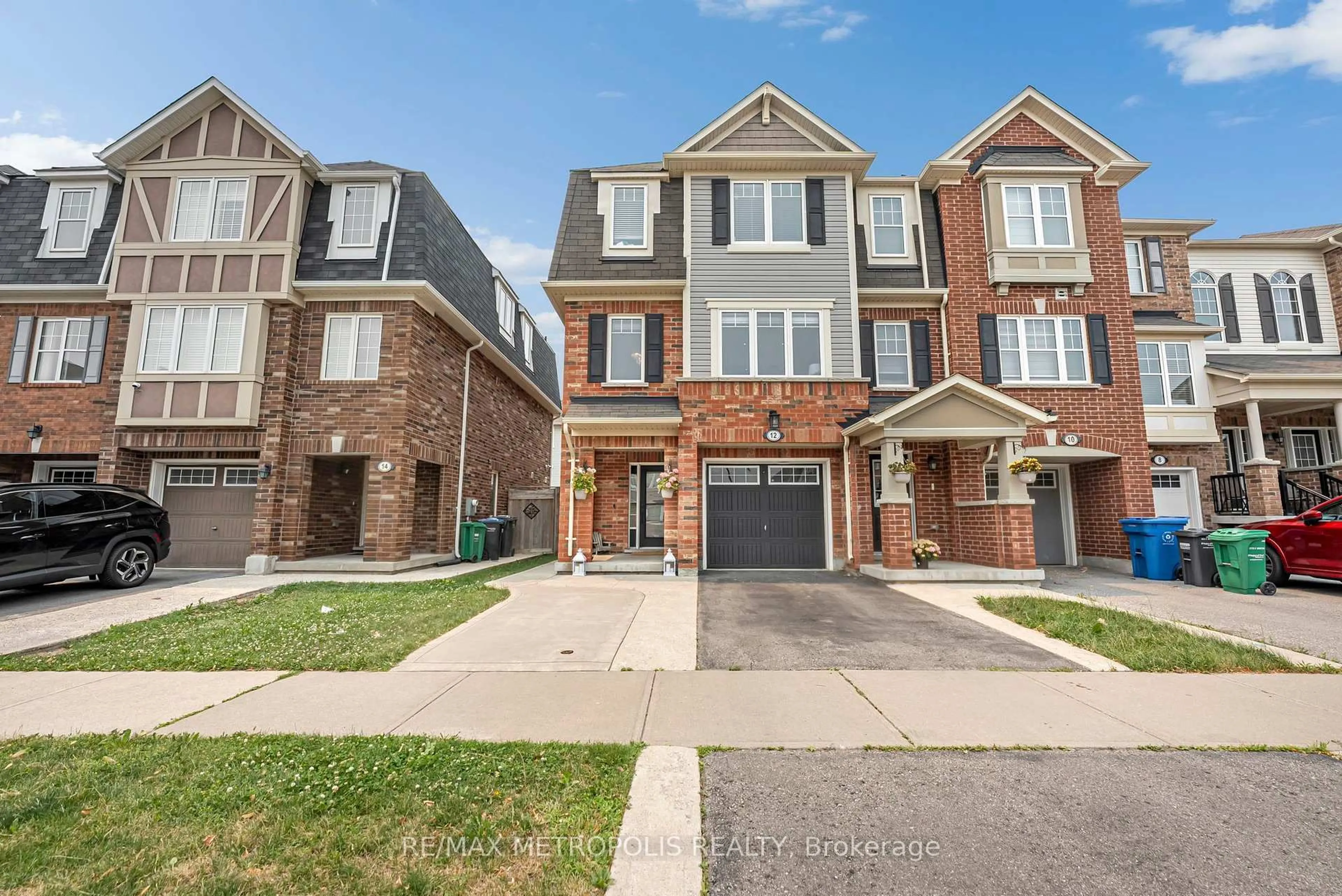 Home with brick exterior material, street for 12 AFFLECK Rd, Brampton Ontario L7A 3Y8