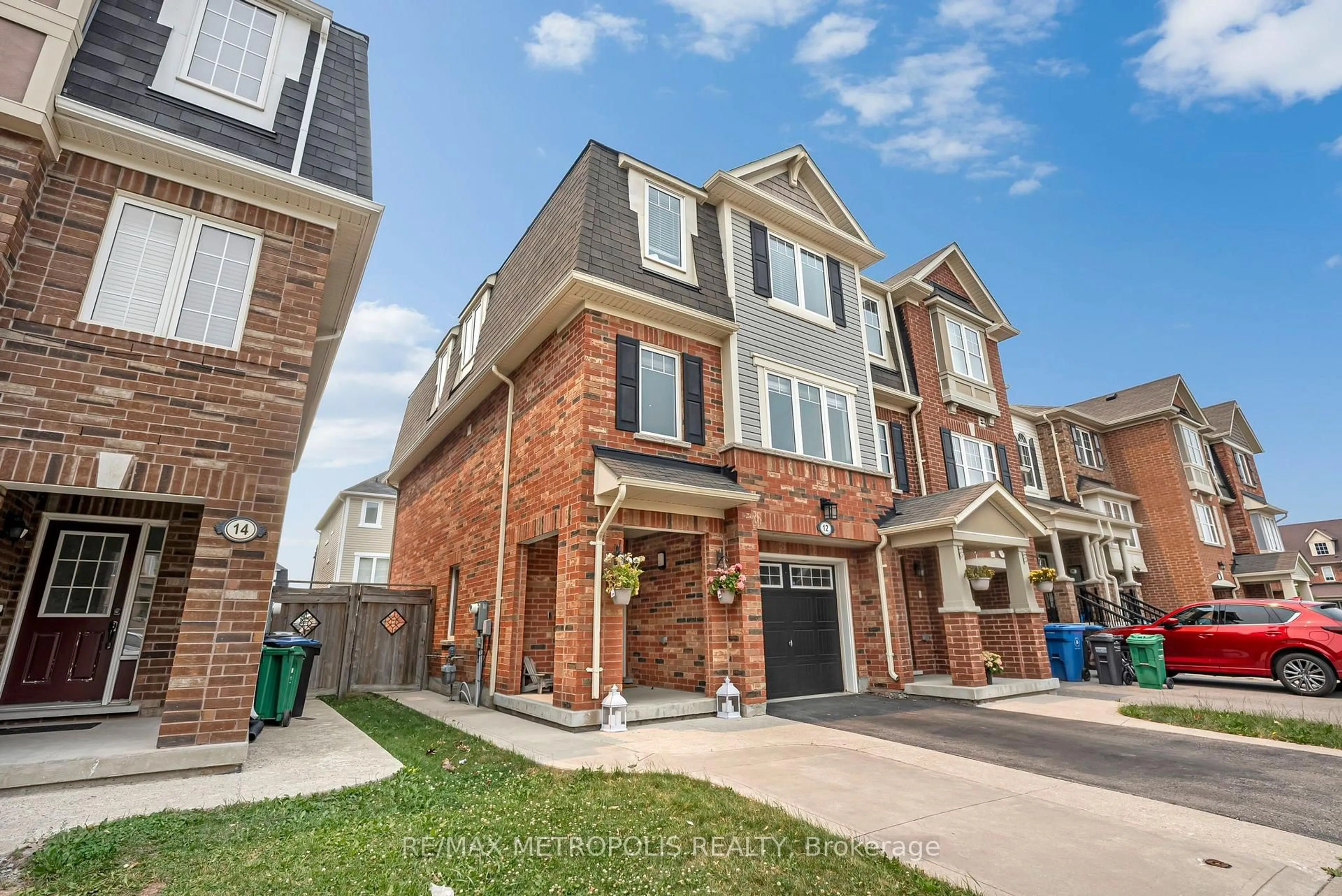 Home with brick exterior material, street for 12 AFFLECK Rd, Brampton Ontario L7A 3Y8