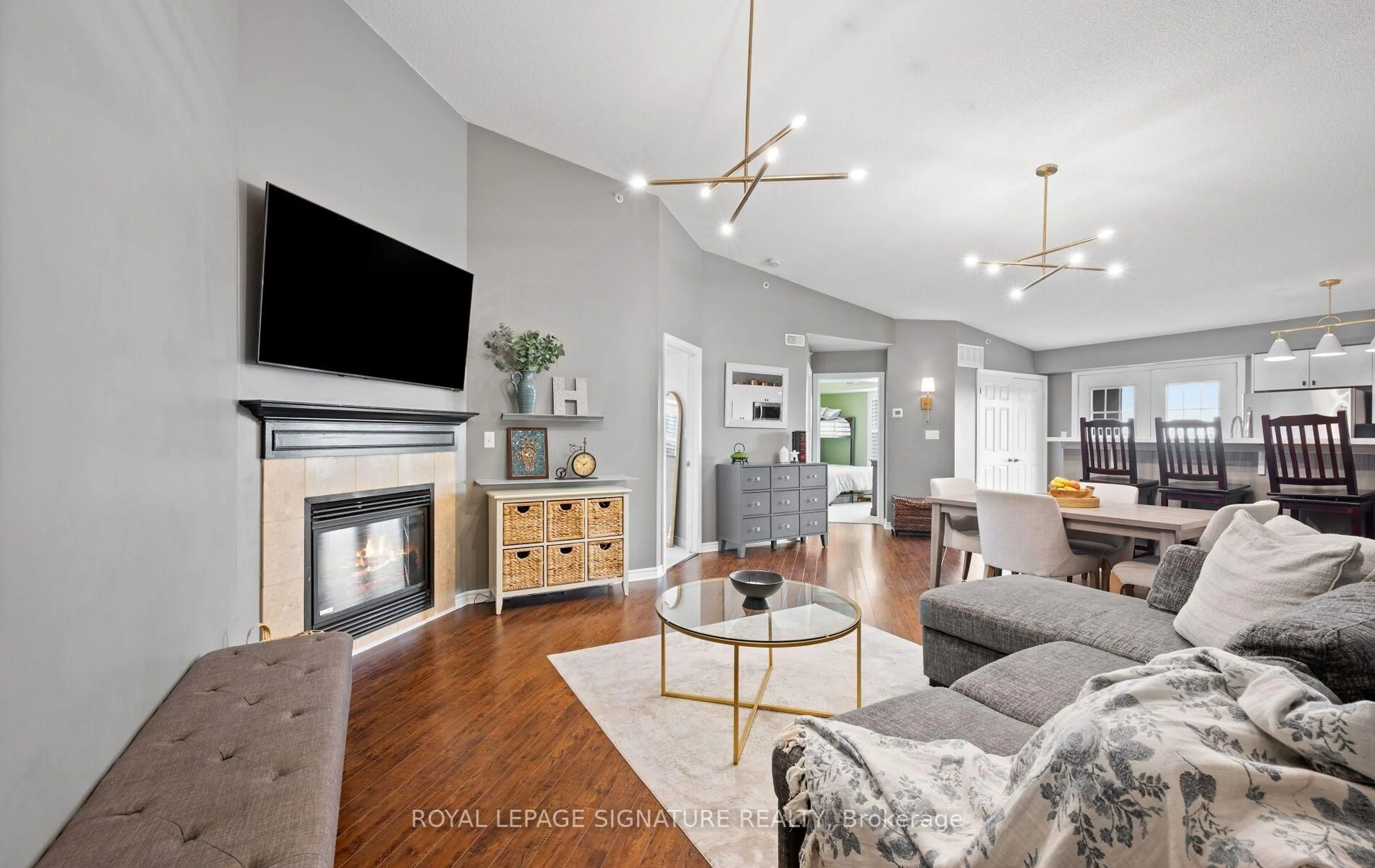 Living room with furniture, unknown for 1491 Maple Ave #401, Milton Ontario L9T 0B8