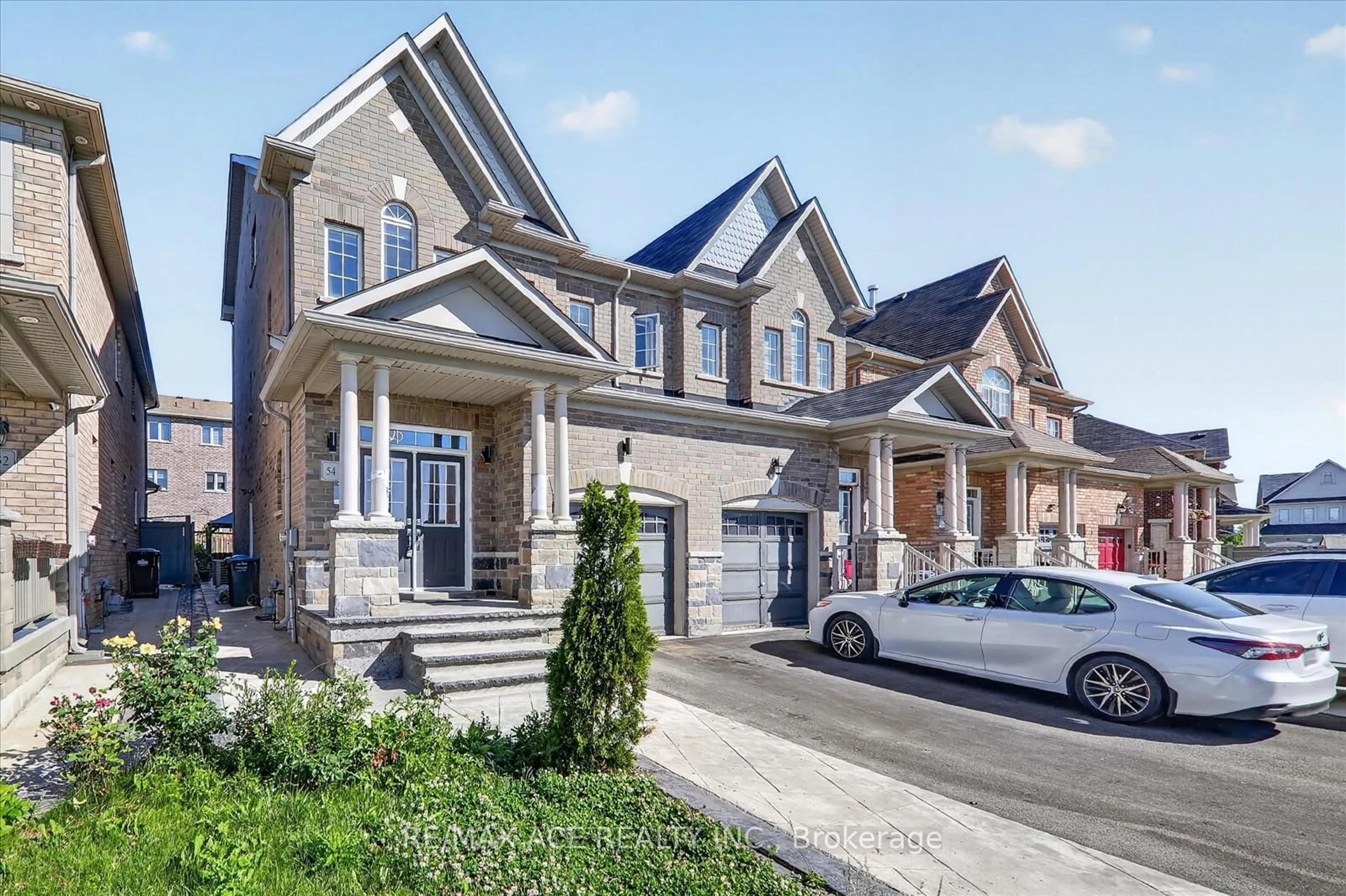 Home with brick exterior material, street for 54 Altura Way, Brampton Ontario L6P 4A1