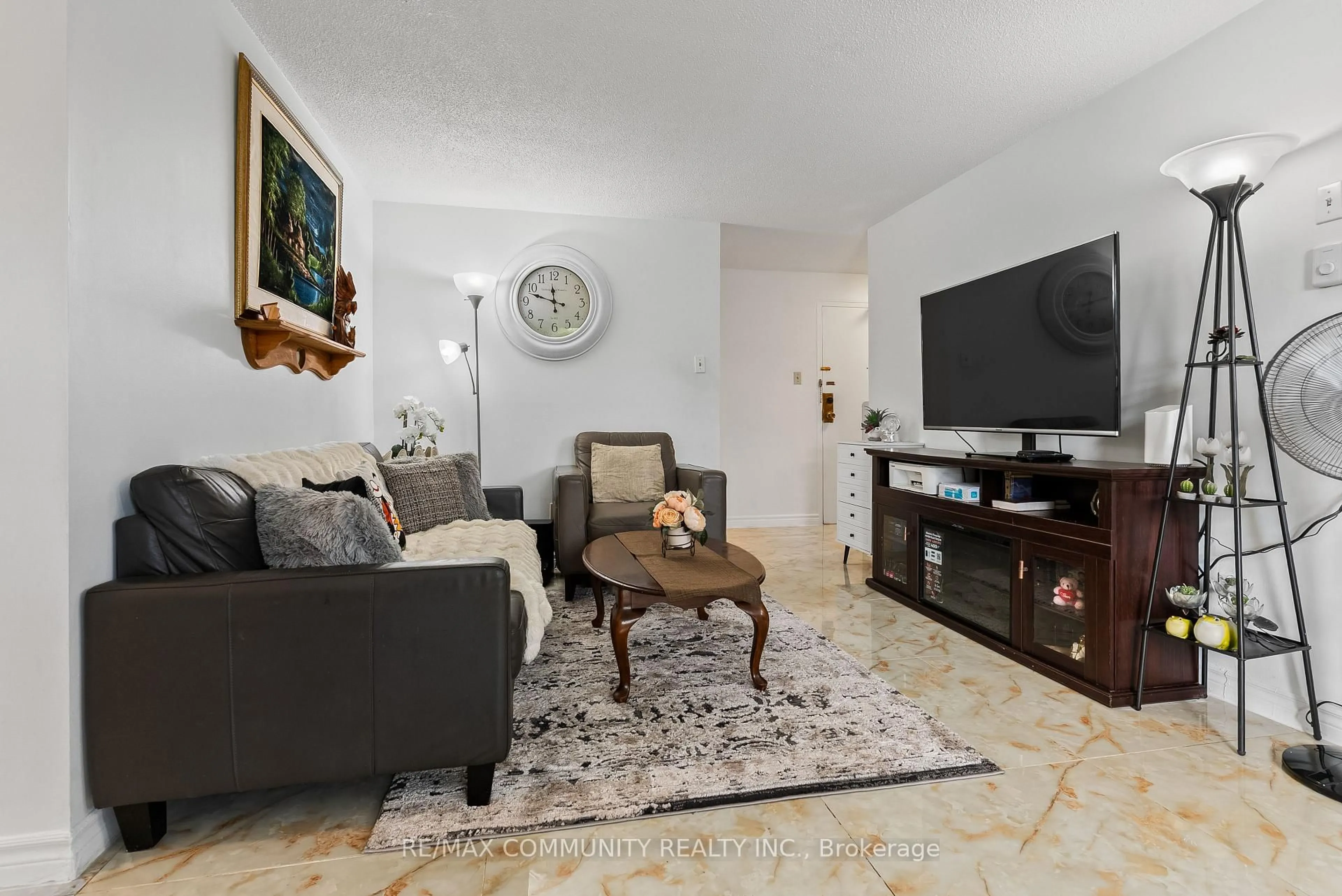 Living room with furniture, unknown for 1445 Wilson Ave #407, Toronto Ontario M3M 1J5