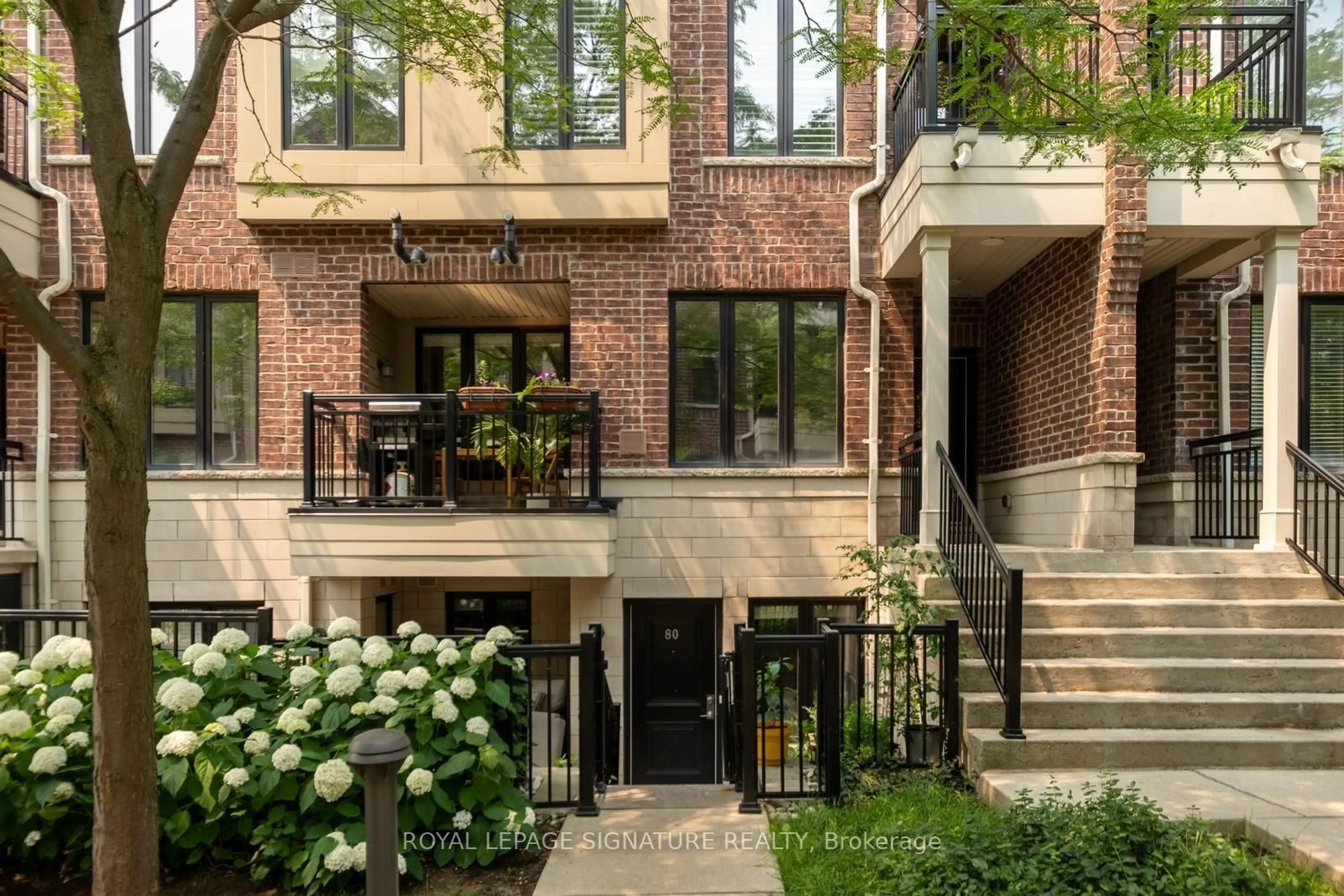 Home with brick exterior material, street for 30 Carnation Ave #81, Toronto Ontario M8V 0B8