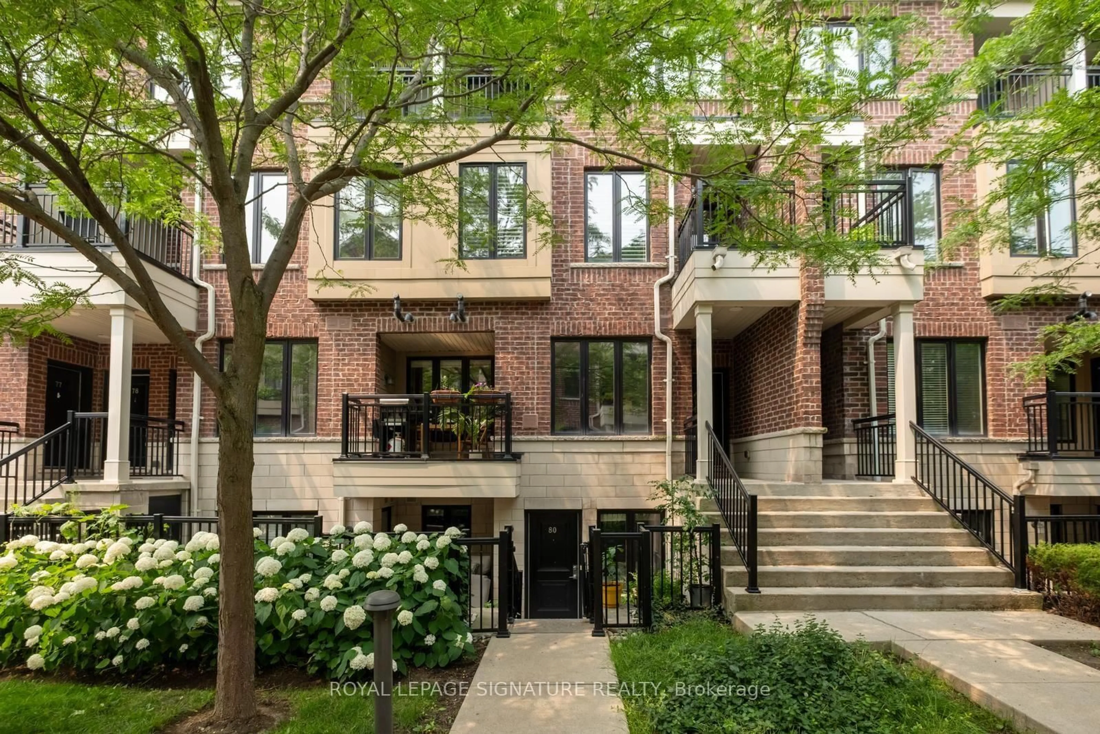 Home with brick exterior material, street for 30 Carnation Ave #81, Toronto Ontario M8V 0B8