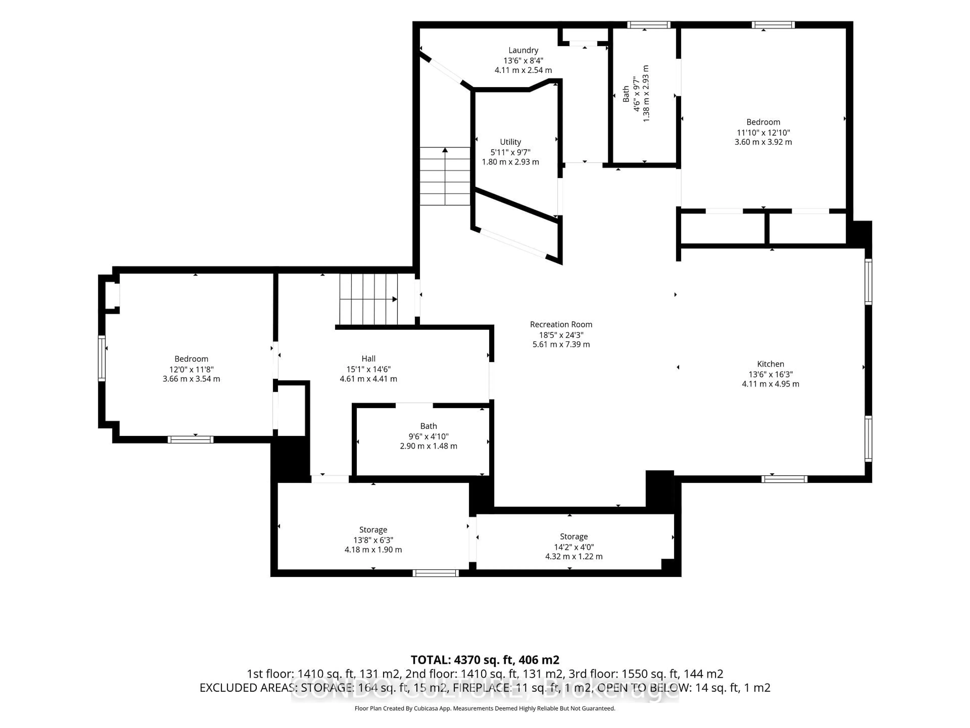 Floor plan for 23 Martin Byrne Dr, Brampton Ontario L6P 4G2