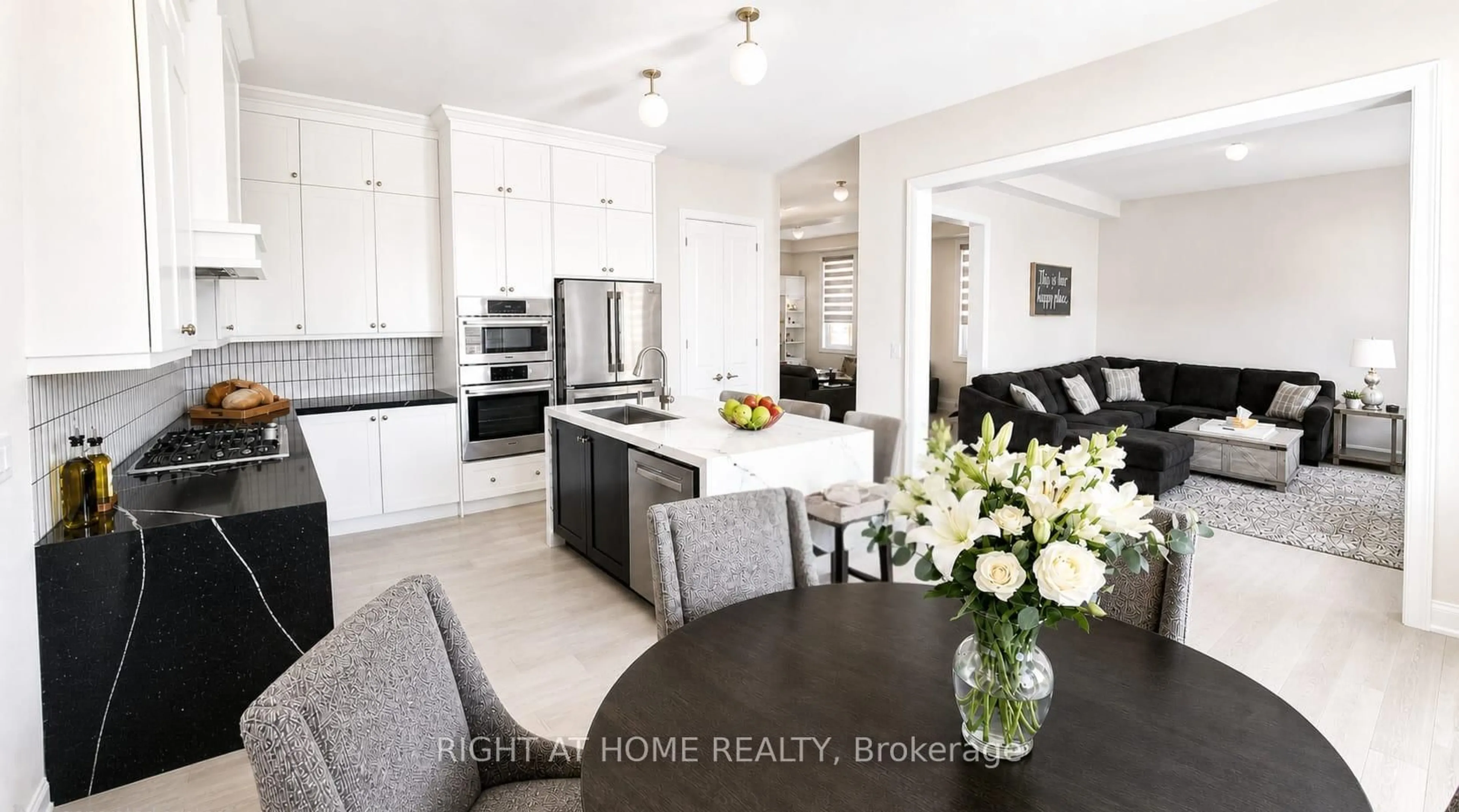 Open concept kitchen, ceramic/tile floor for 816 Apple Terr, Milton Ontario L9E 2C3