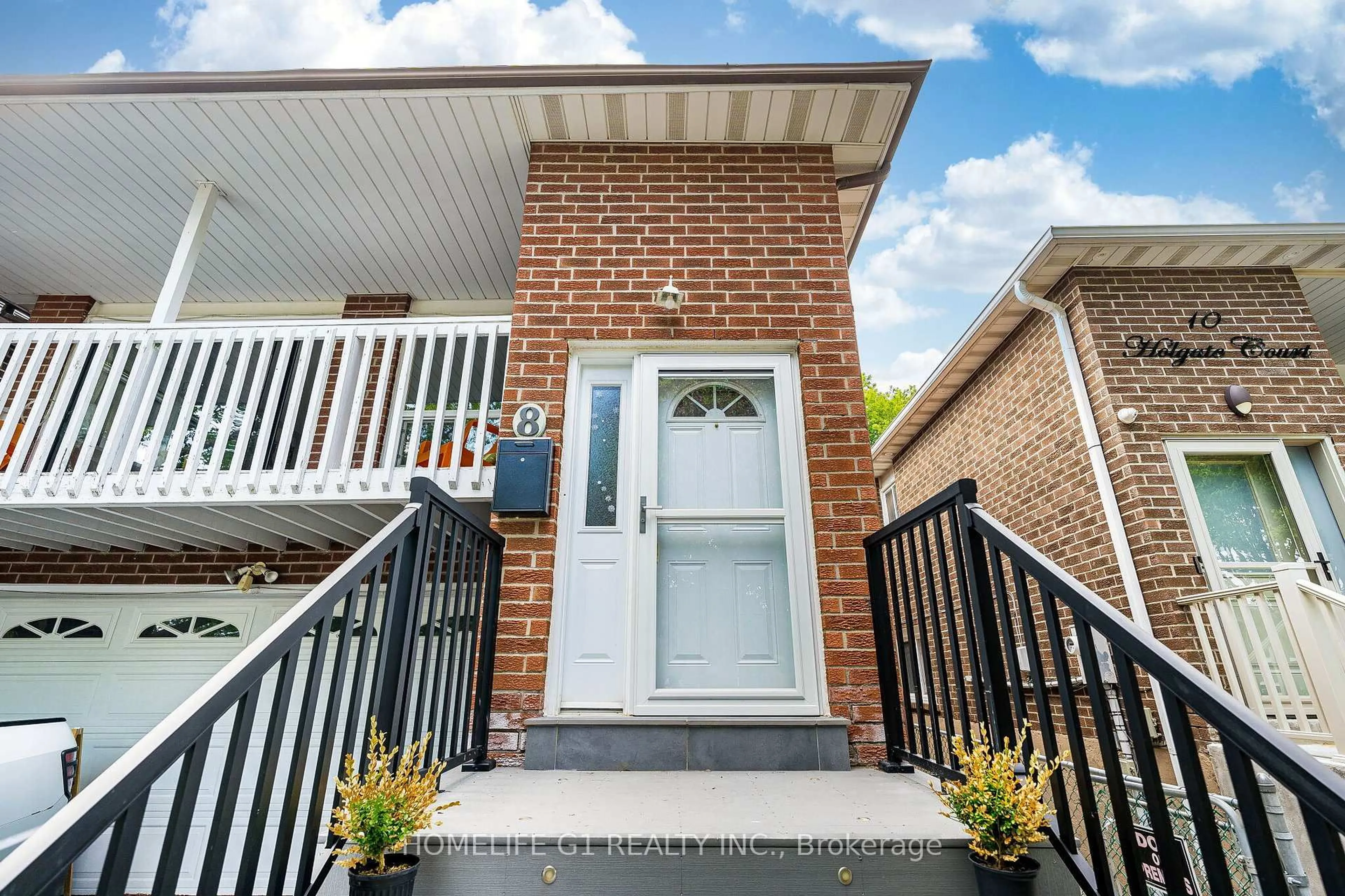 Home with brick exterior material, street for 8 Holgate Crt, Brampton Ontario L6Z 1S1