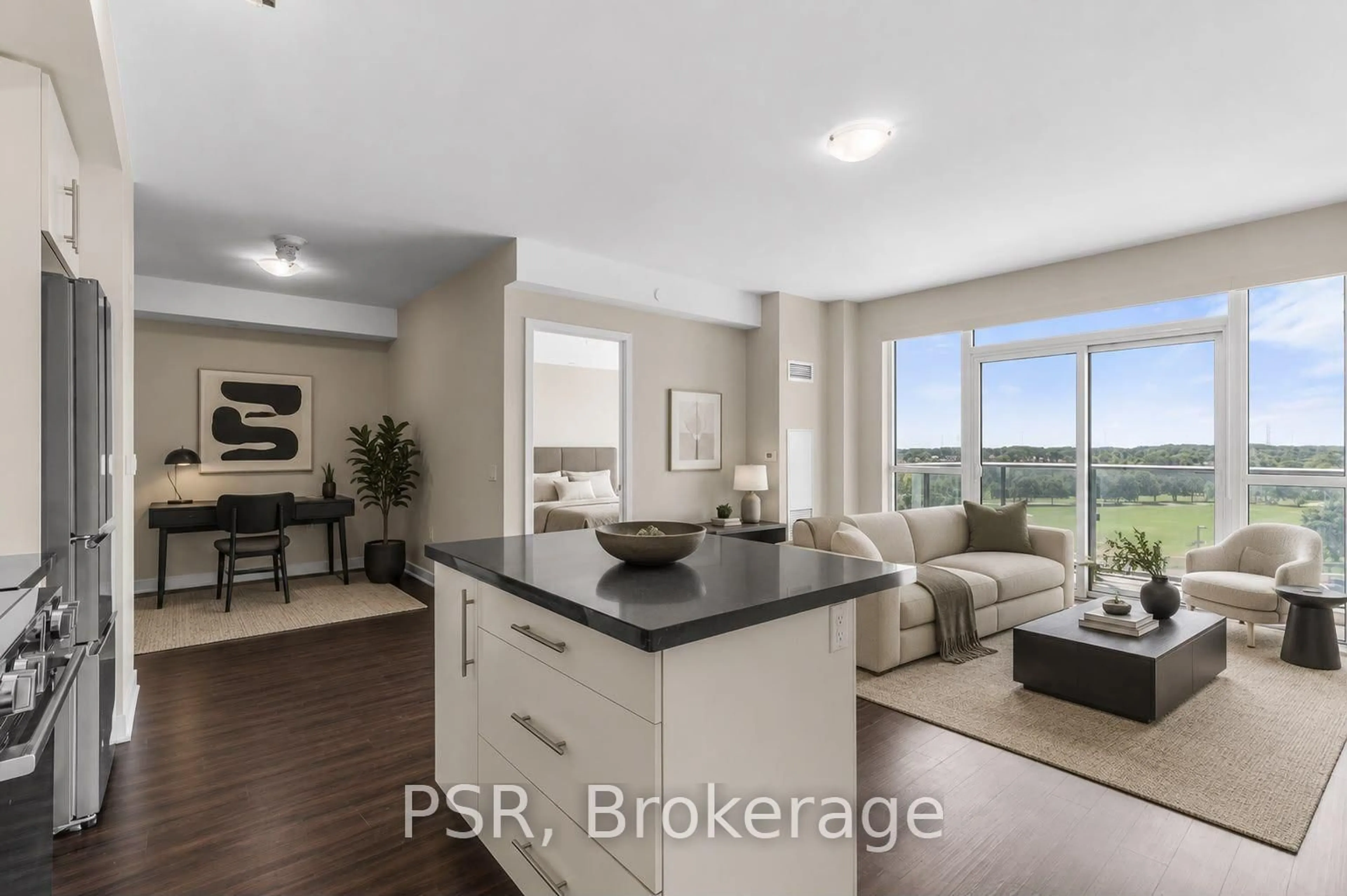 Open concept kitchen, unknown for 4699 Glen Erin Dr #407, Mississauga Ontario L5M 2E5