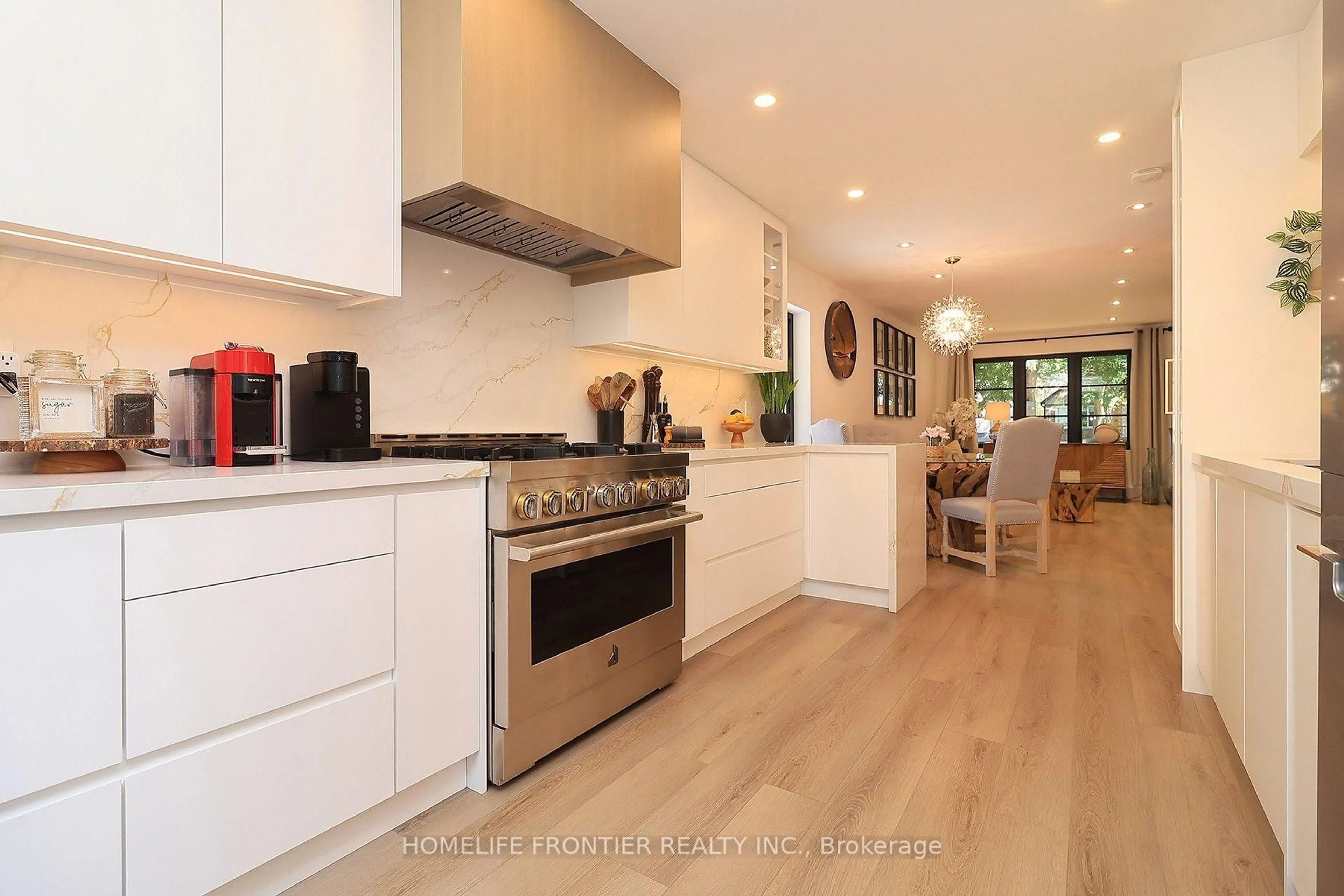 Open concept kitchen, unknown for 23 Whaley Dr, Toronto Ontario M8W 2N2