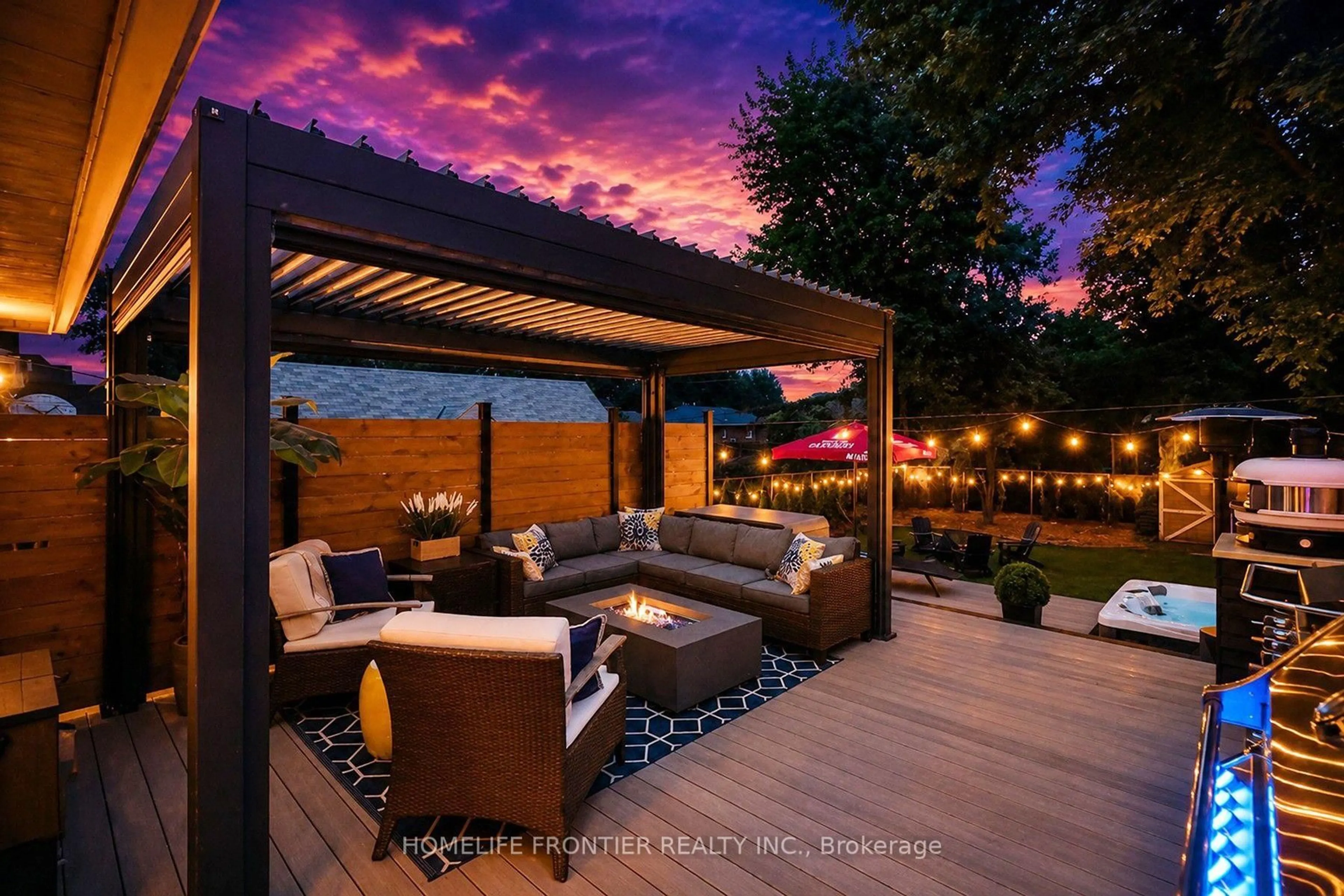 Patio, street for 23 Whaley Dr, Toronto Ontario M8W 2N2