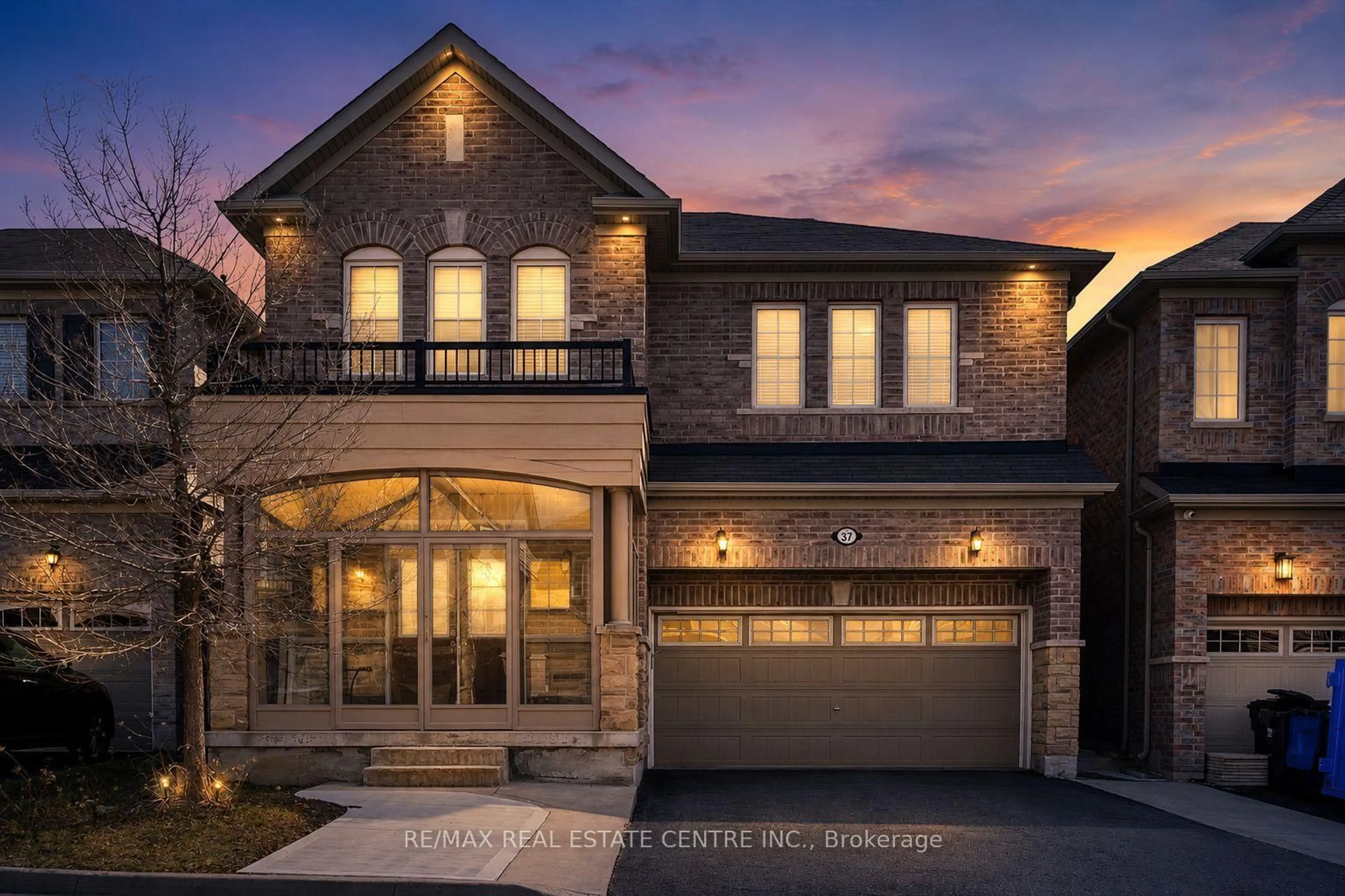 Home with brick exterior material, street for 37 Zanetta Cres, Brampton Ontario L6Y 6A2